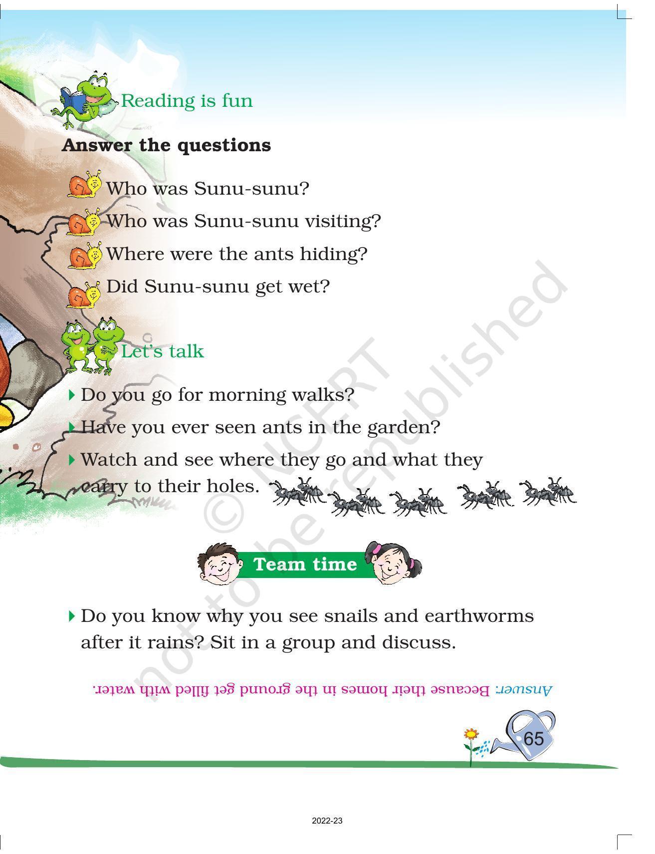 NCERT Book for Class 2 English (Marigold):Chapter 4-Rain - Page 12