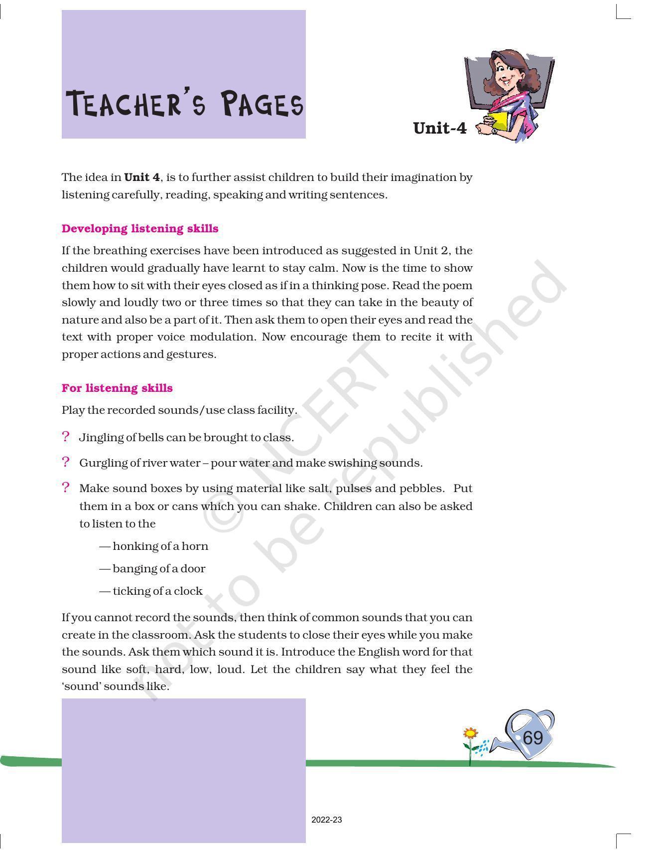 NCERT Book for Class 2 English (Marigold):Chapter 4-Rain - Page 16