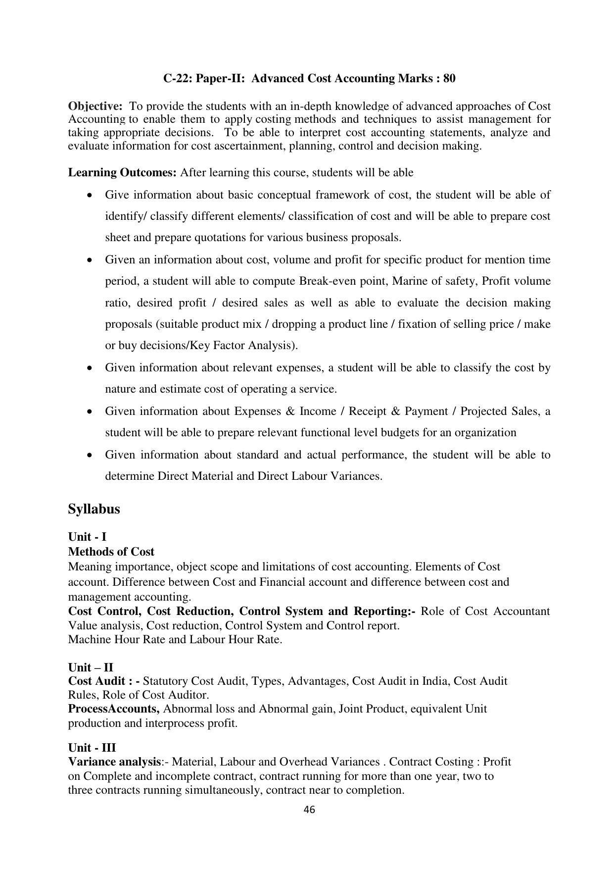 RTMNU Department of Commerce Syllabus - Page 43