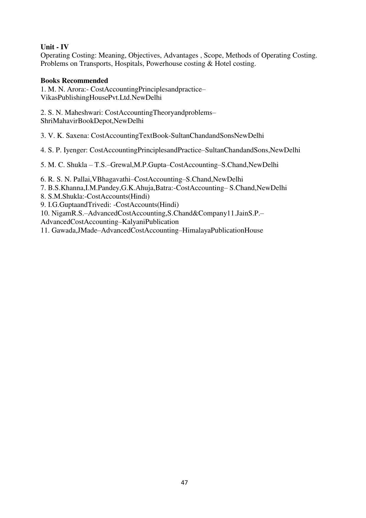 RTMNU Department of Commerce Syllabus - Page 44
