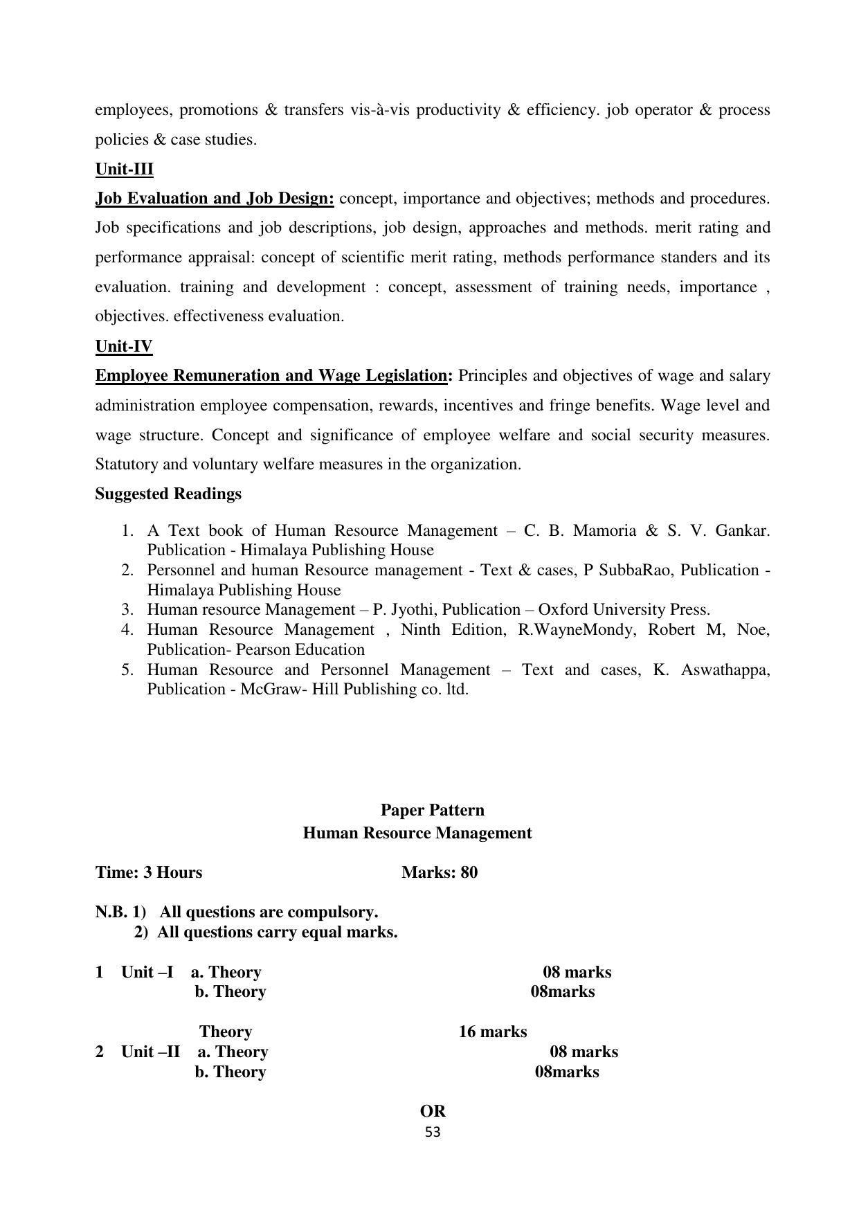 RTMNU Department of Commerce Syllabus - Page 50