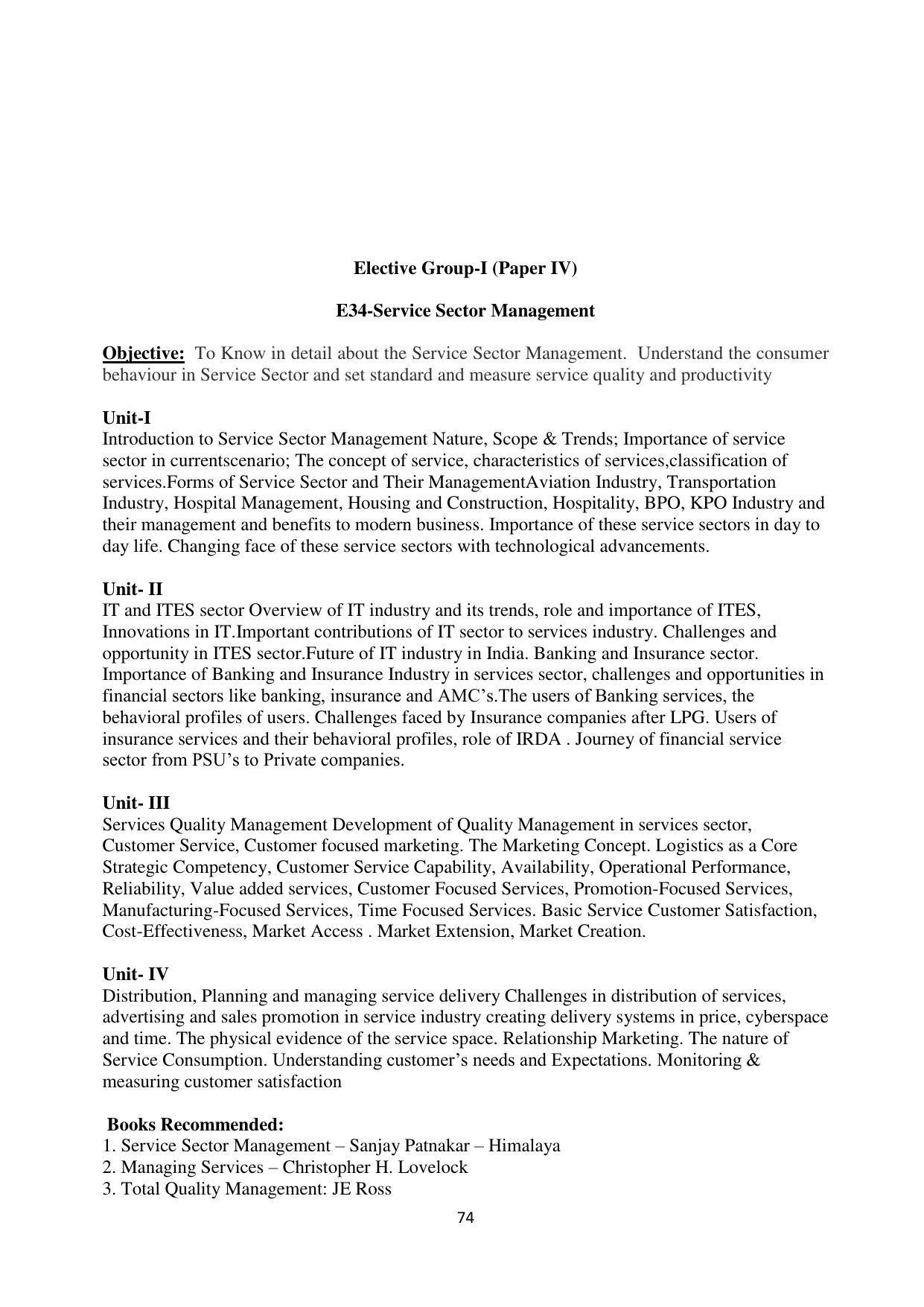 RTMNU Department of Commerce Syllabus - Page 71