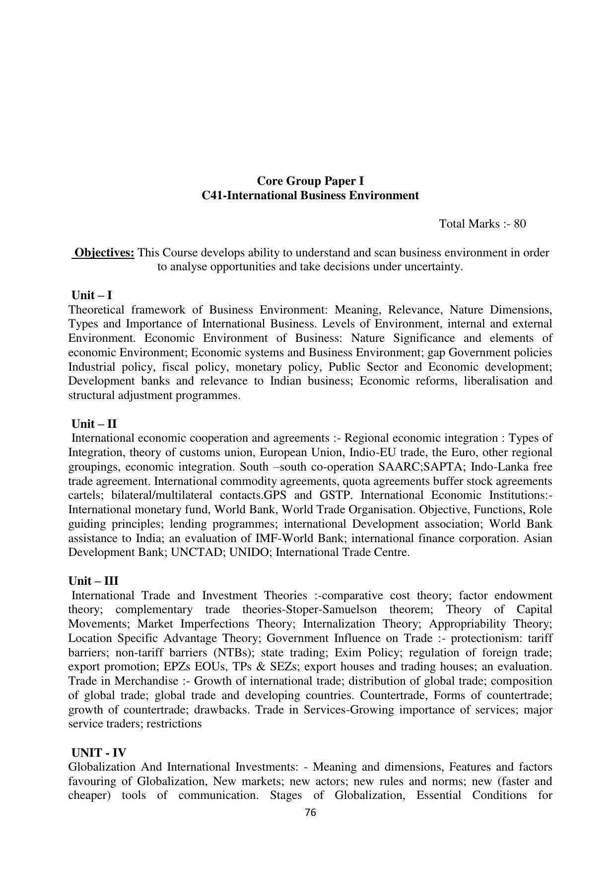 RTMNU Department of Commerce Syllabus - Page 73