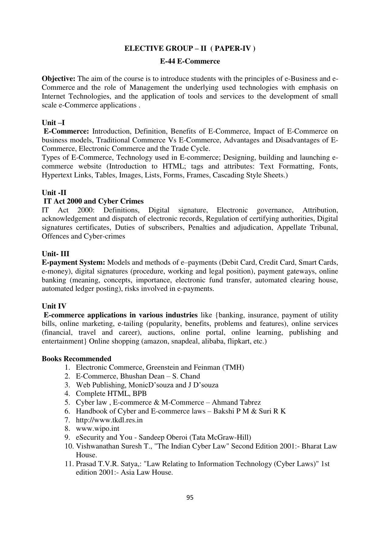 RTMNU Department of Commerce Syllabus - Page 92