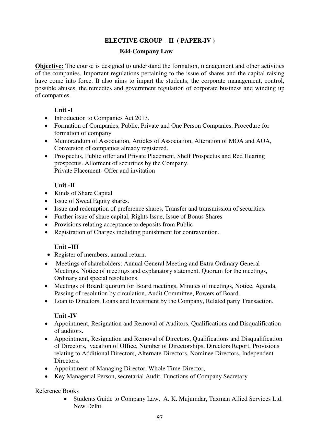 RTMNU Department of Commerce Syllabus - Page 94