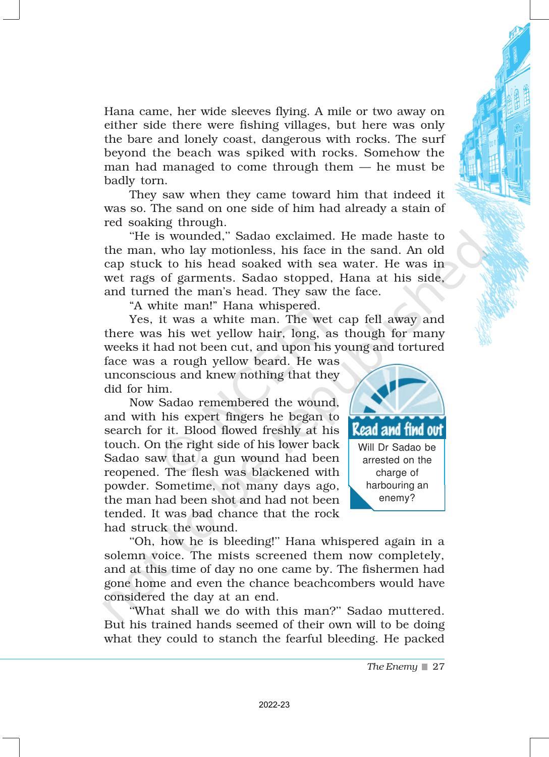 NCERT Book for Class 12 English Chapter 4 The Enemy - Page 4