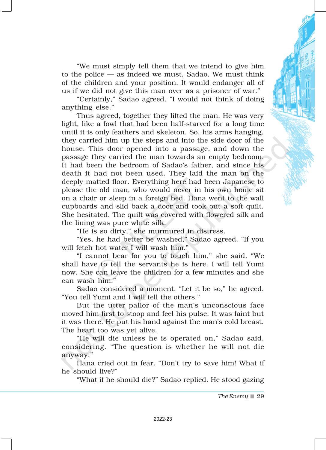 NCERT Book for Class 12 English Chapter 4 The Enemy - Page 6