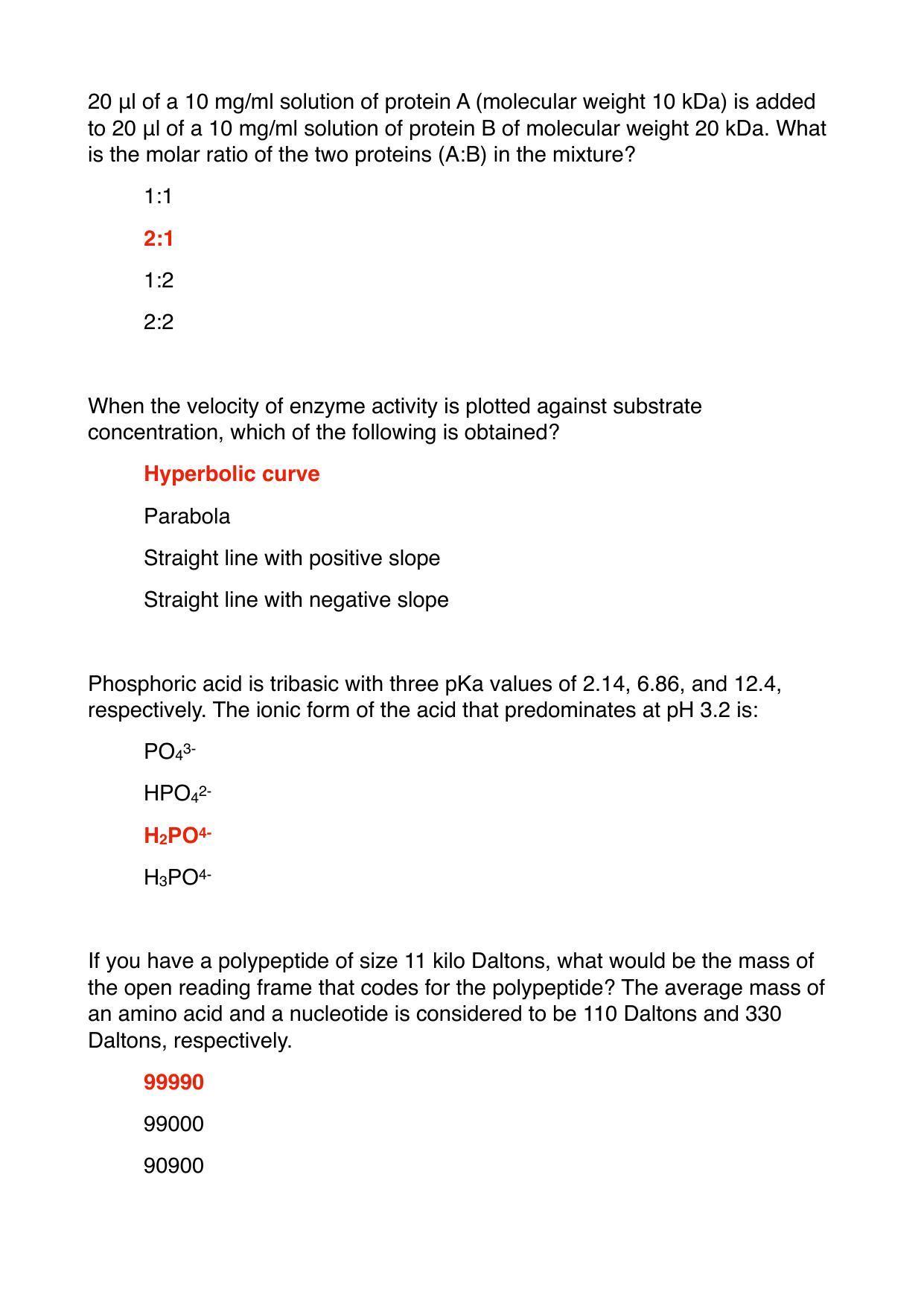 TIFR GS 2023 Biology Question Paper - Page 16