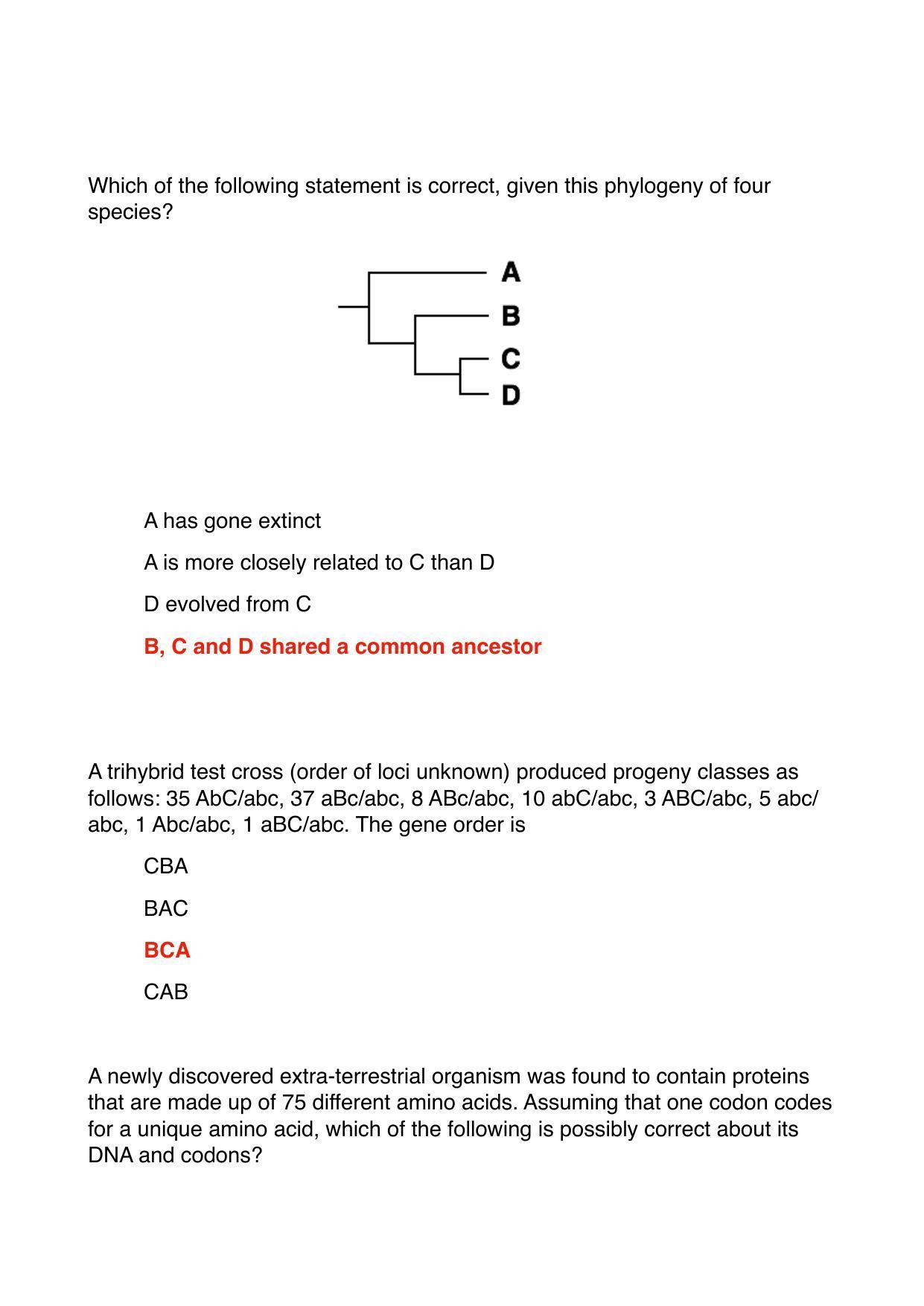TIFR GS 2023 Biology Question Paper - Page 22
