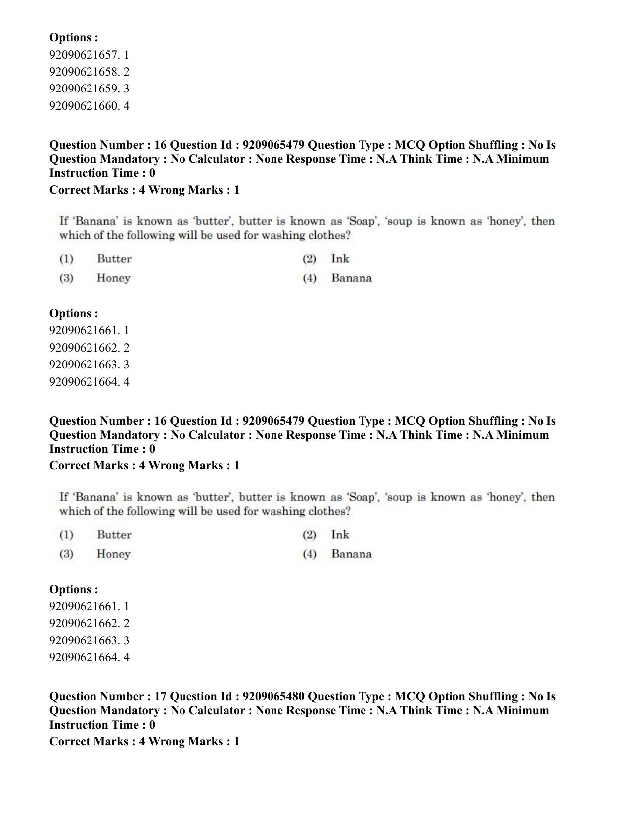 CUET PG 2023: SCQP17 – Life Science (Eng.)-Shift-3 (06-06-2023) Question Paper - Page 18