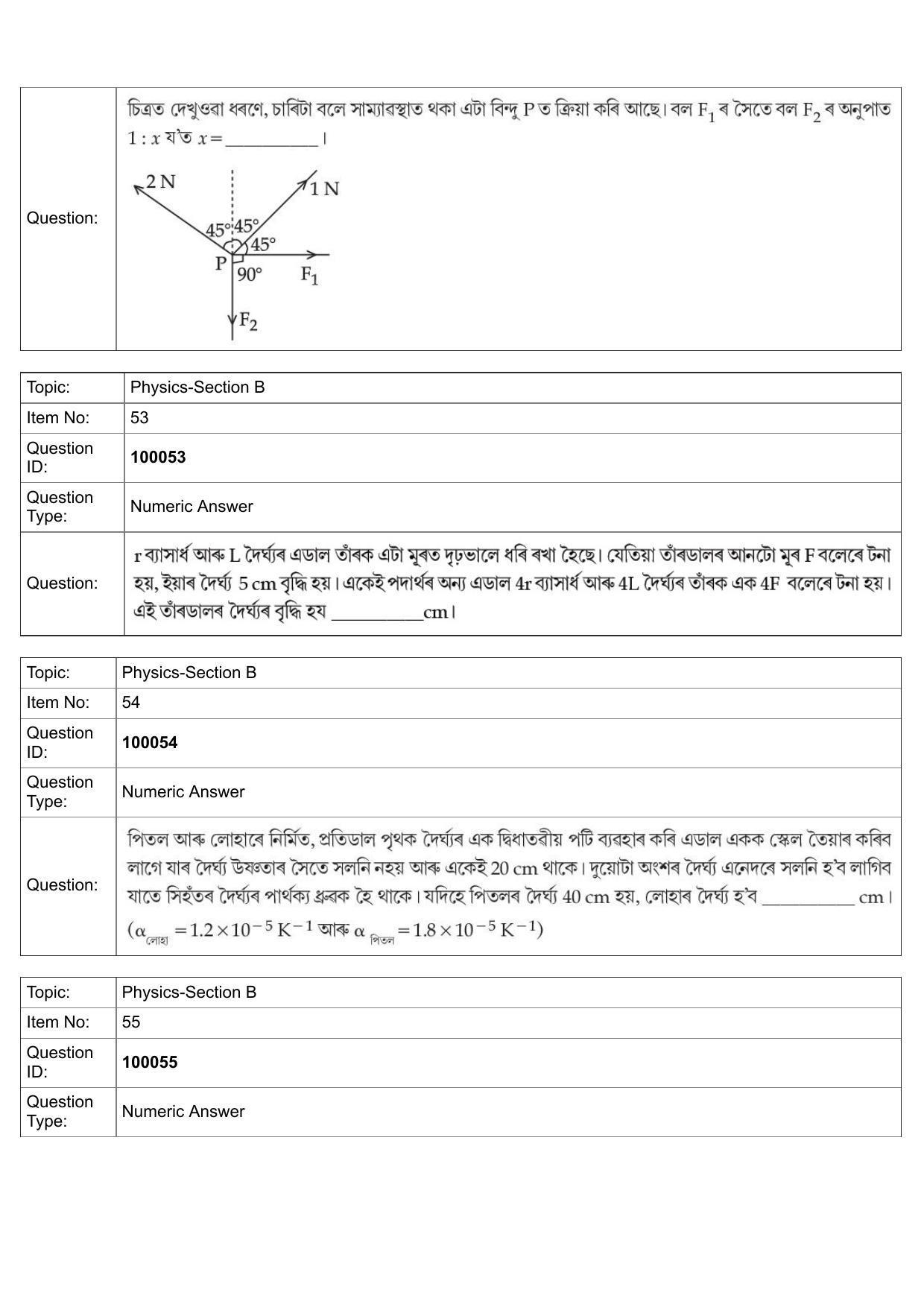 JEE Mains 2022: BTech Assamese (Shift 1) 25-07-2022 Question Paper - Page 25