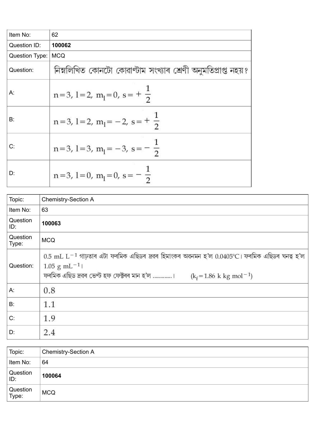 JEE Mains 2022: BTech Assamese (Shift 1) 25-07-2022 Question Paper - Page 28