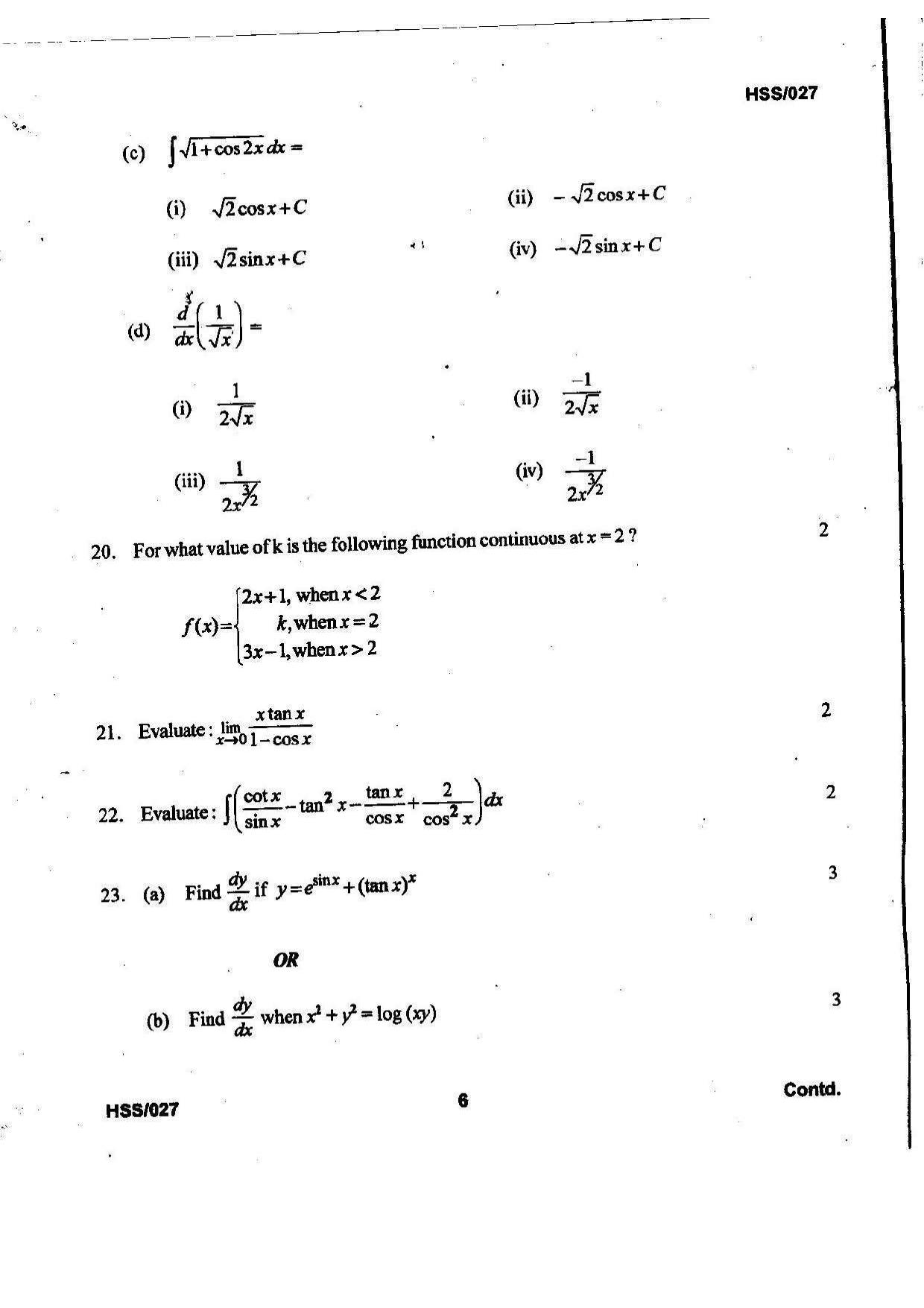 MBSE HSSLC 2022 Commerce Question Paper - Page 14