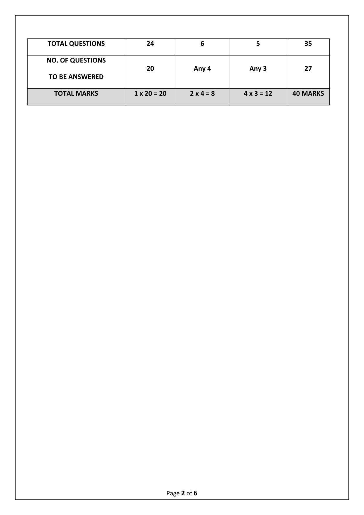 CBSE Class 9 BEAUTY AND WELLNESS Skill Education-Sample Paper 2024 - Page 2