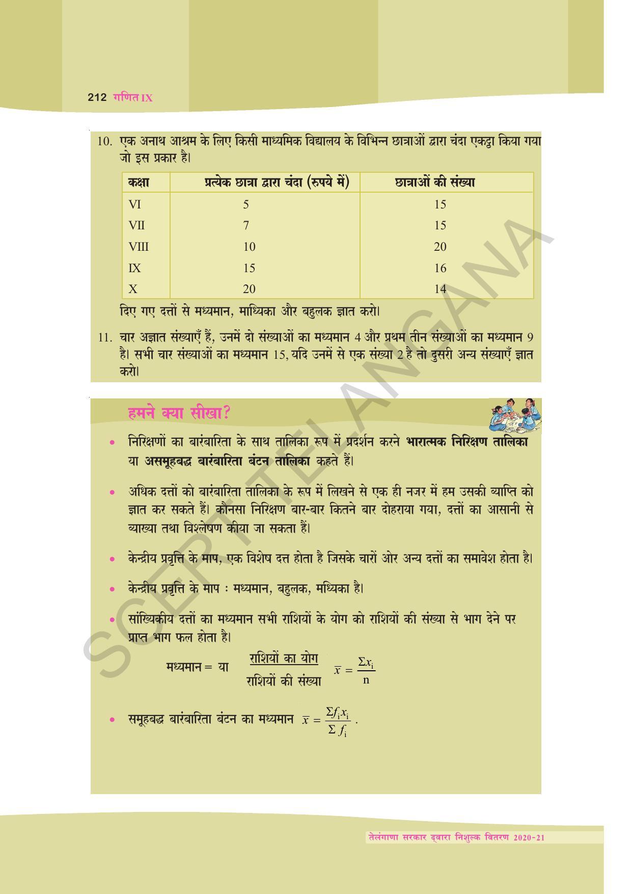 TS SCERT Class 9 Maths (Hindi Medium) Text Book - Page 125