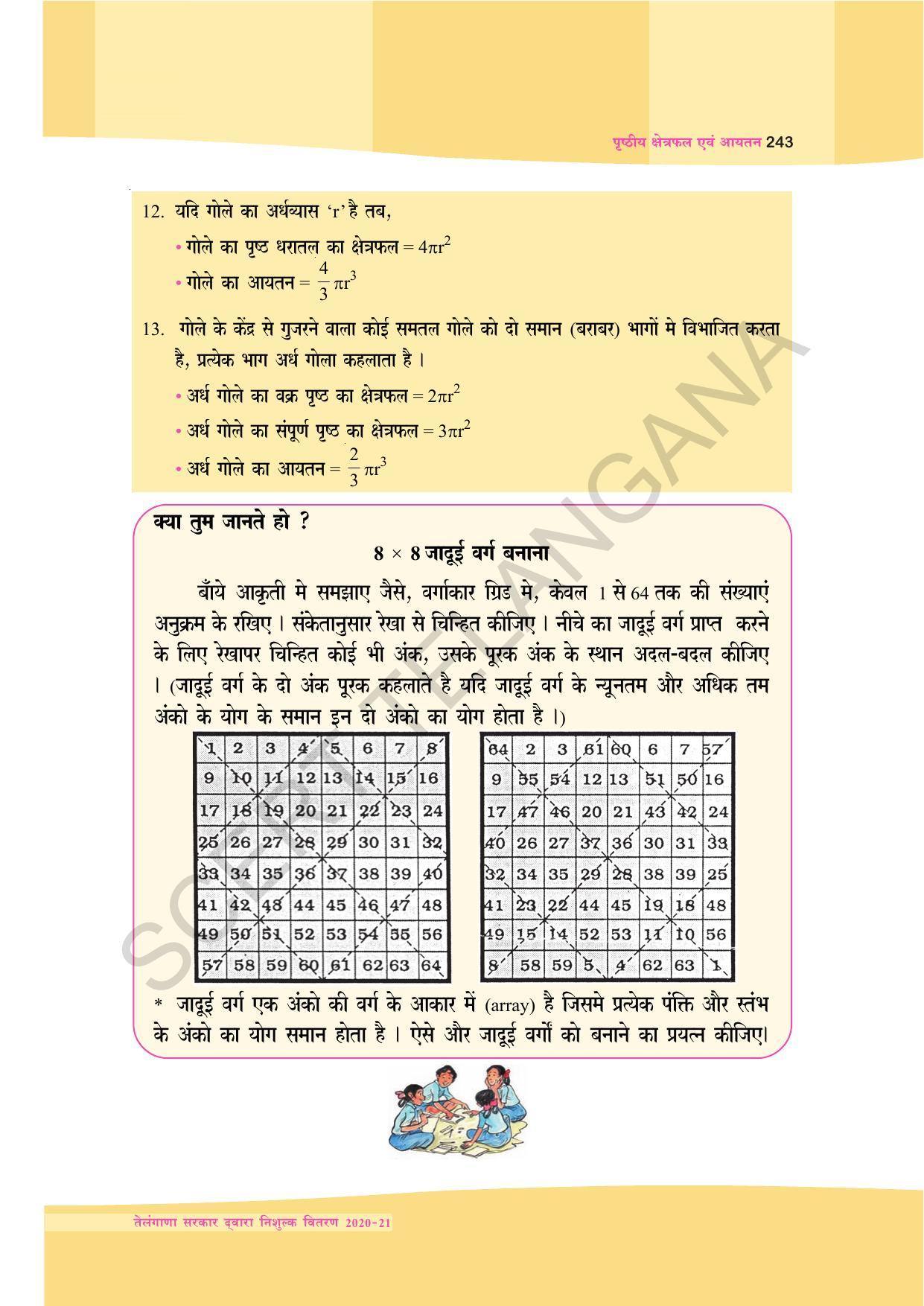 TS SCERT Class 9 Maths (Hindi Medium) Text Book - Page 156