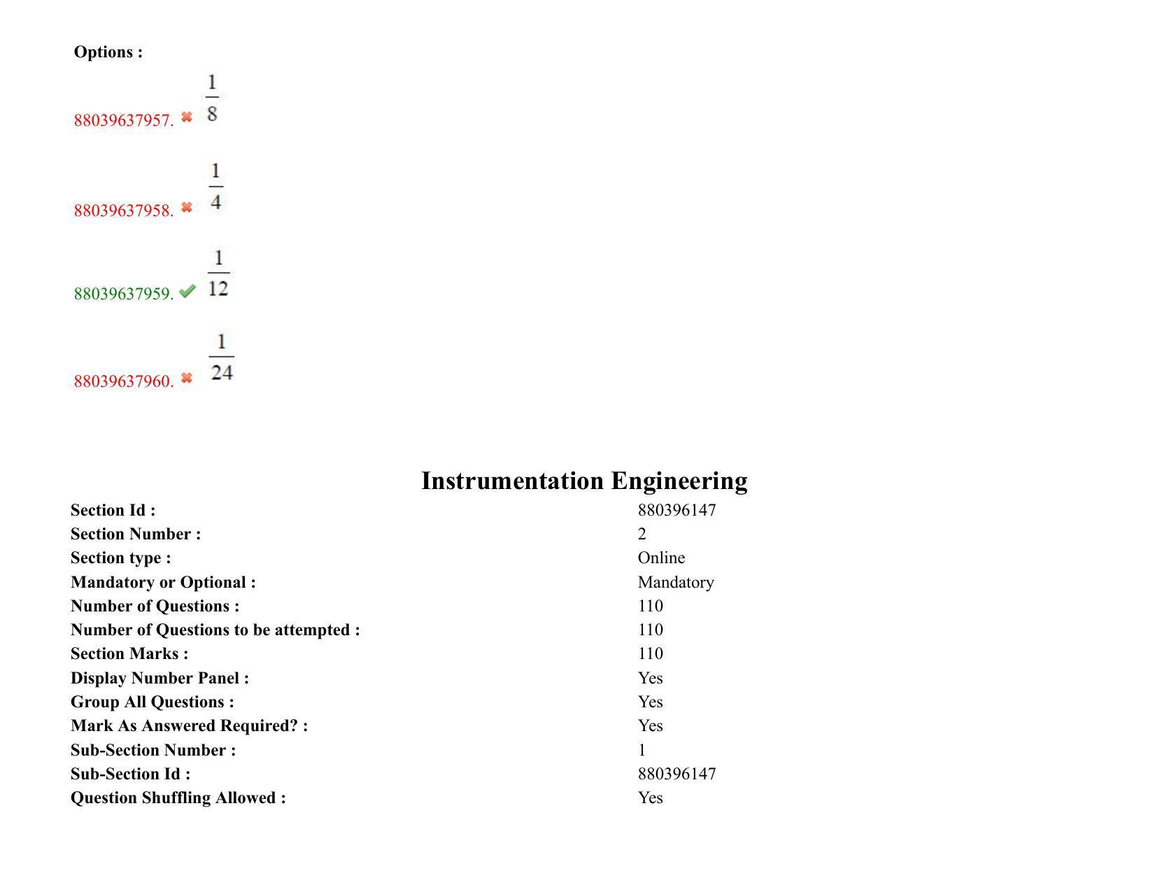 TS PGECET 2020: Instrumentation Engineering Question Papers - Page 8