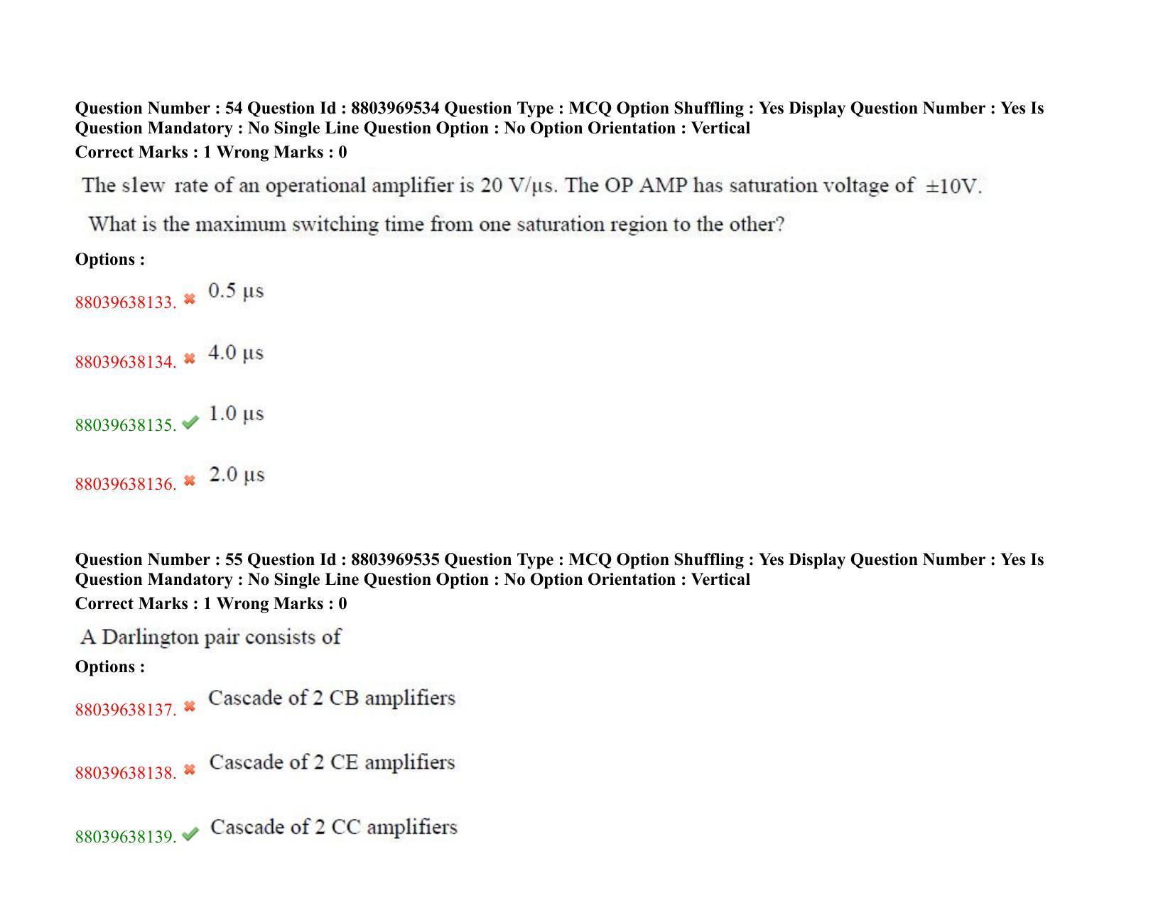 TS PGECET 2020: Instrumentation Engineering Question Papers - Page 38