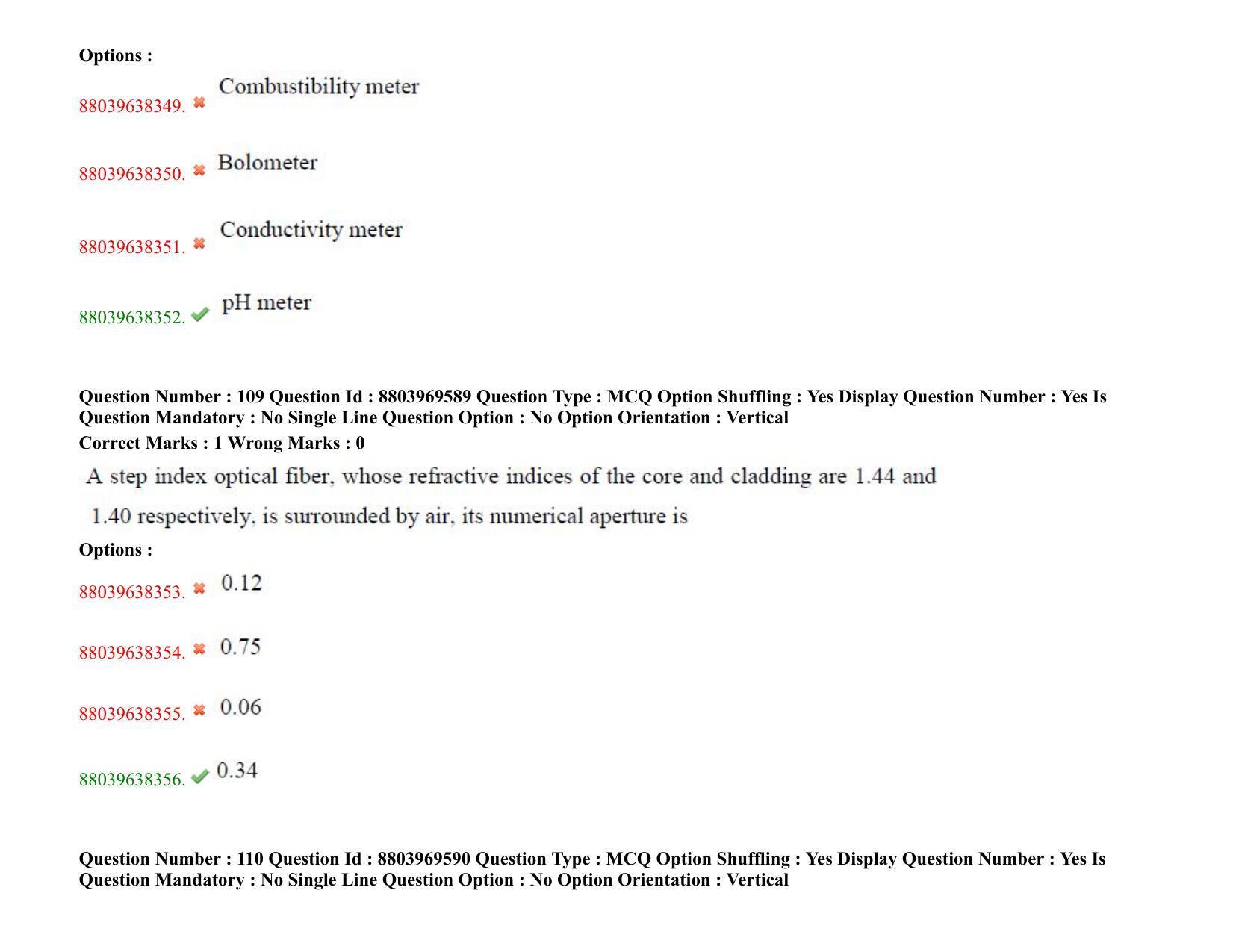 TS PGECET 2020: Instrumentation Engineering Question Papers - Page 72