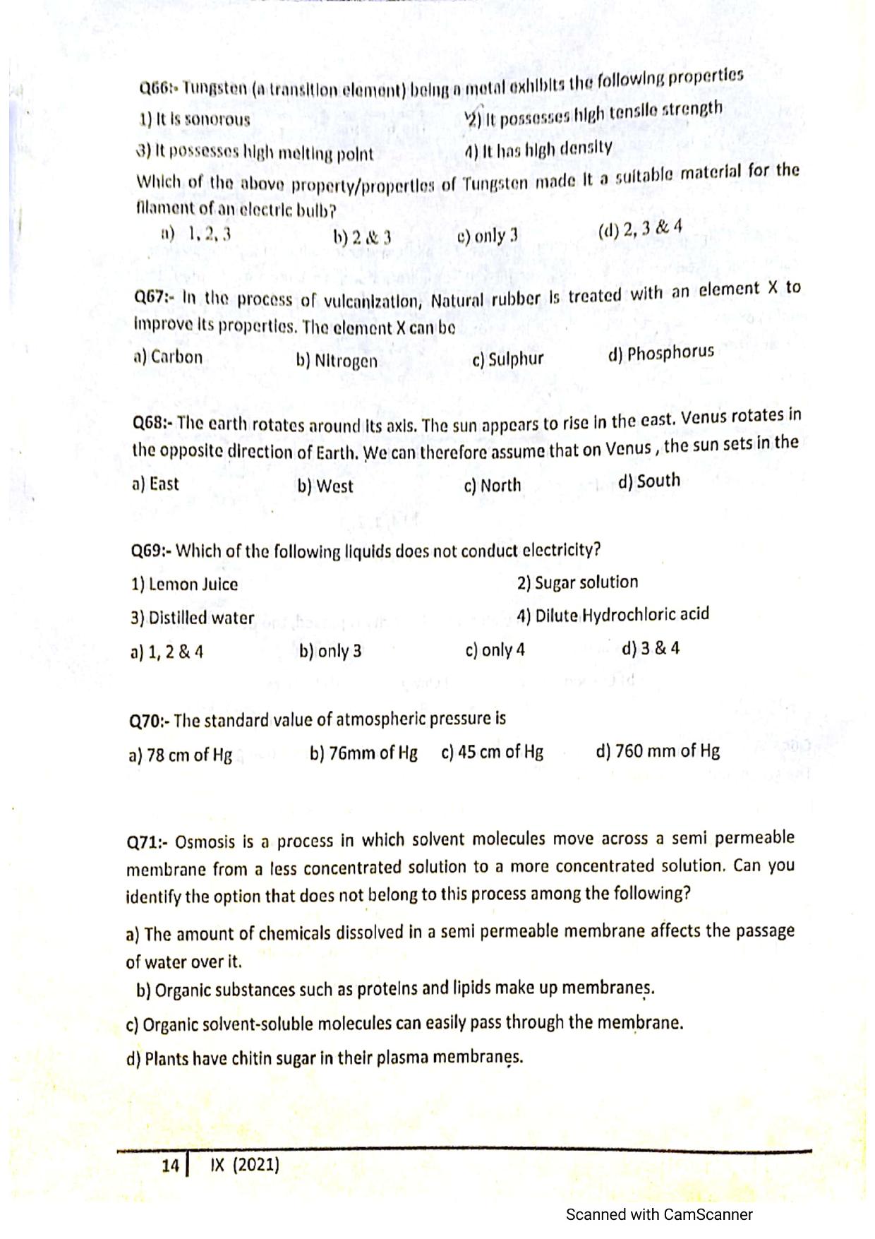 JKSSEE 2021 Class 9 Question Paper - Page 13