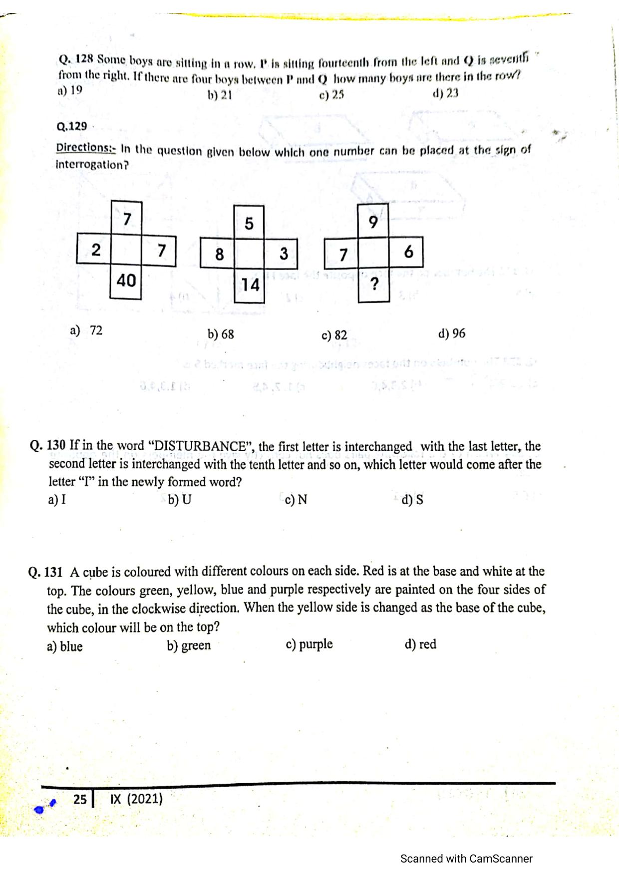 JKSSEE 2021 Class 9 Question Paper - Page 24