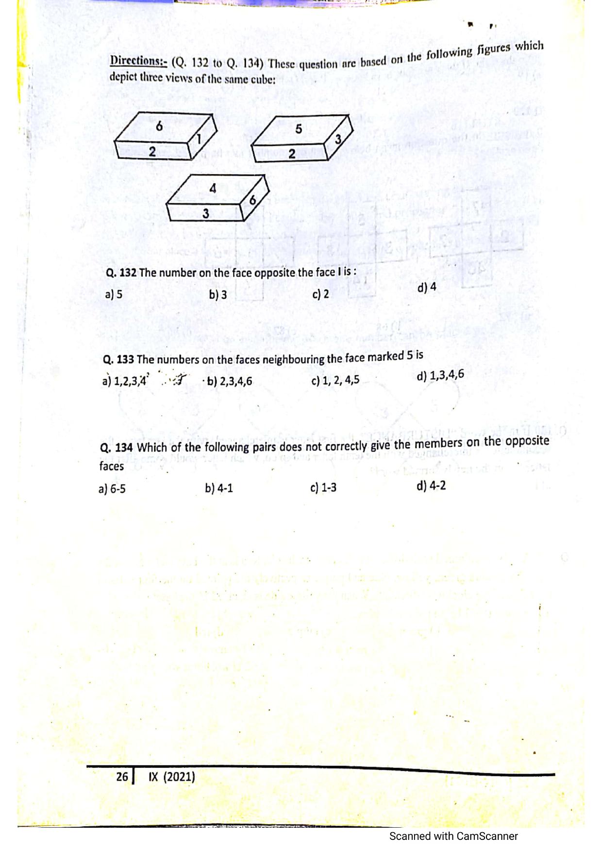 JKSSEE 2021 Class 9 Question Paper - Page 25