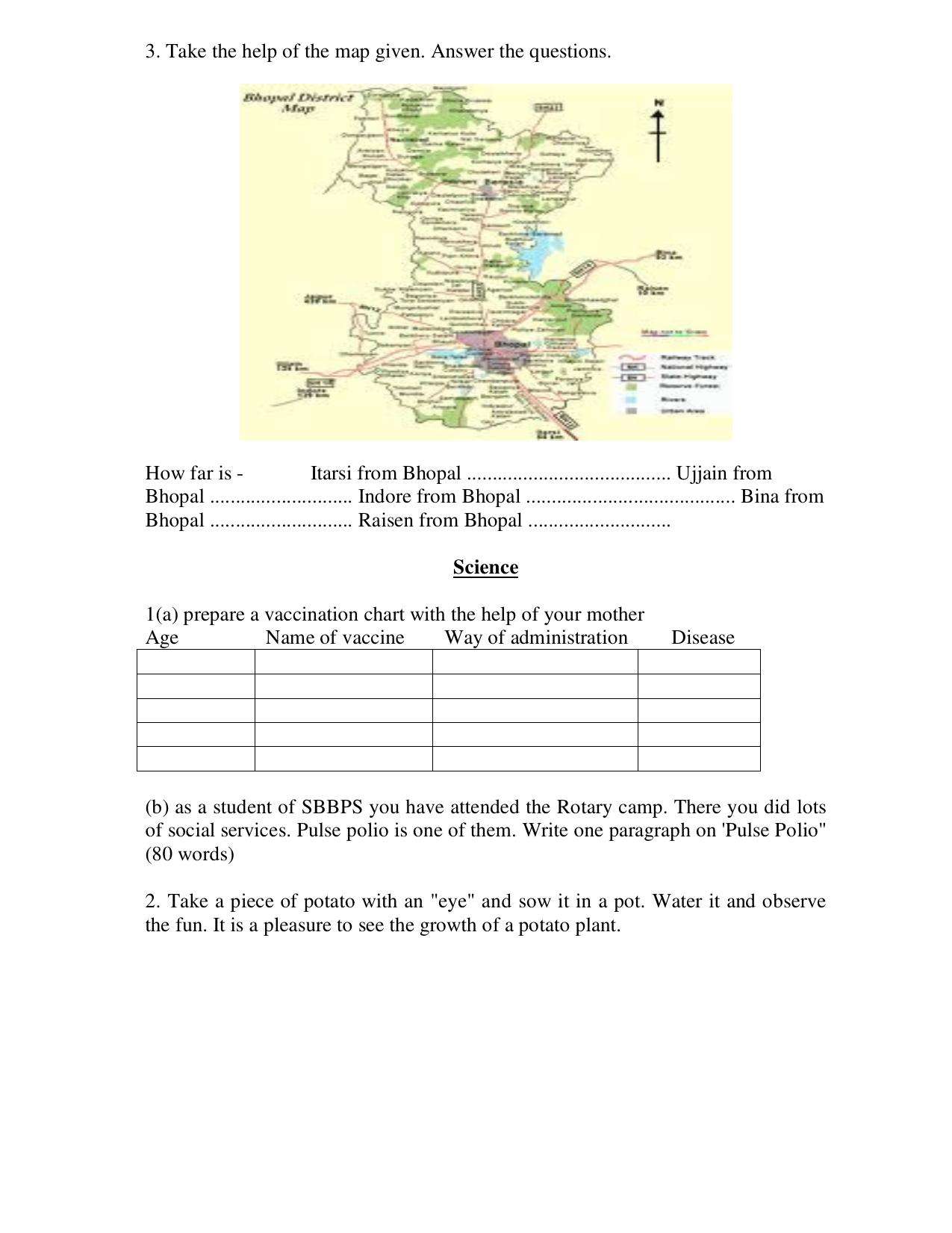 Worksheet for Class 5 Social Science Traffic Signals Assignment - Page 2