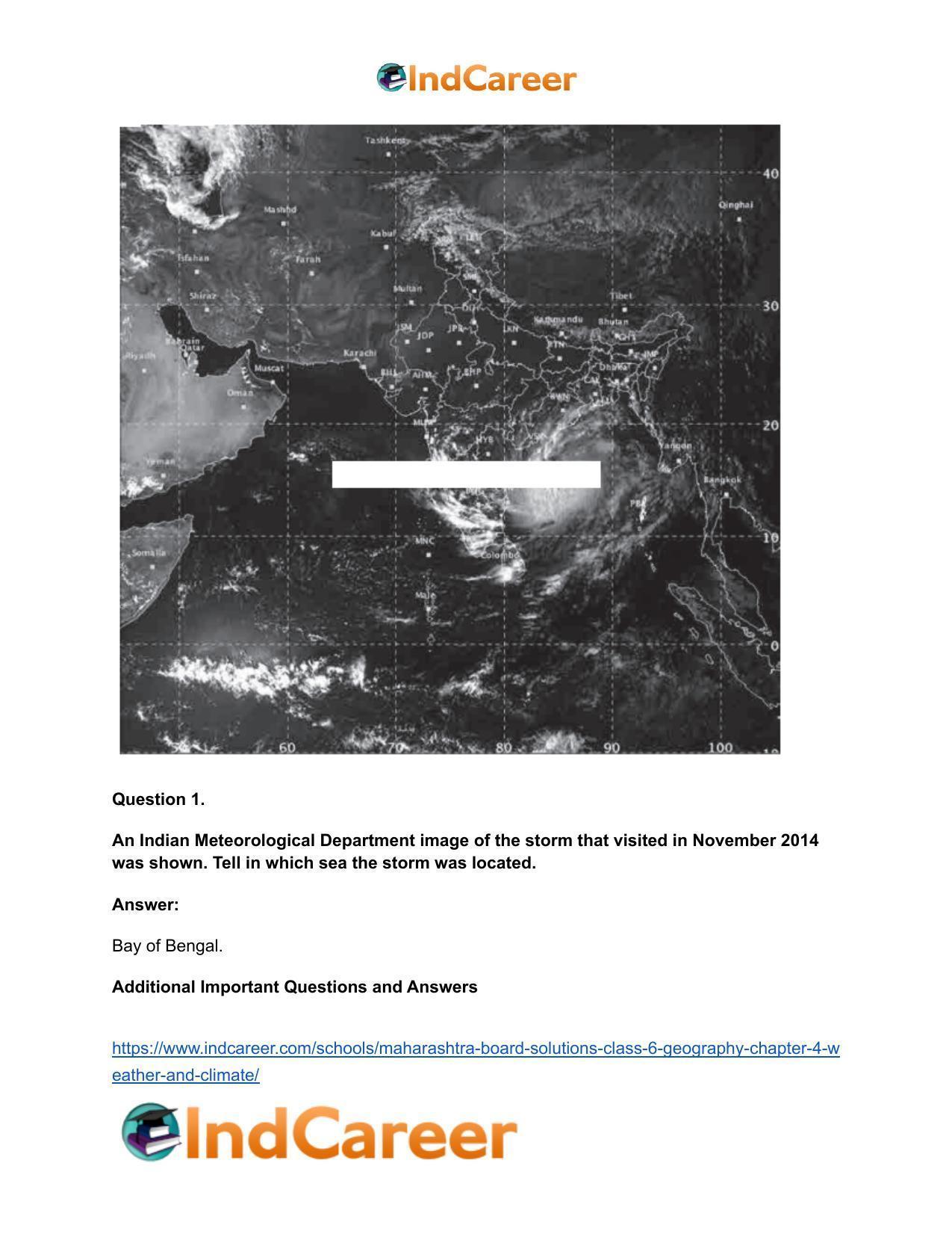 Maharashtra Board Solutions Class 6-Geography: Chapter 4- Weather and Climate - Page 9