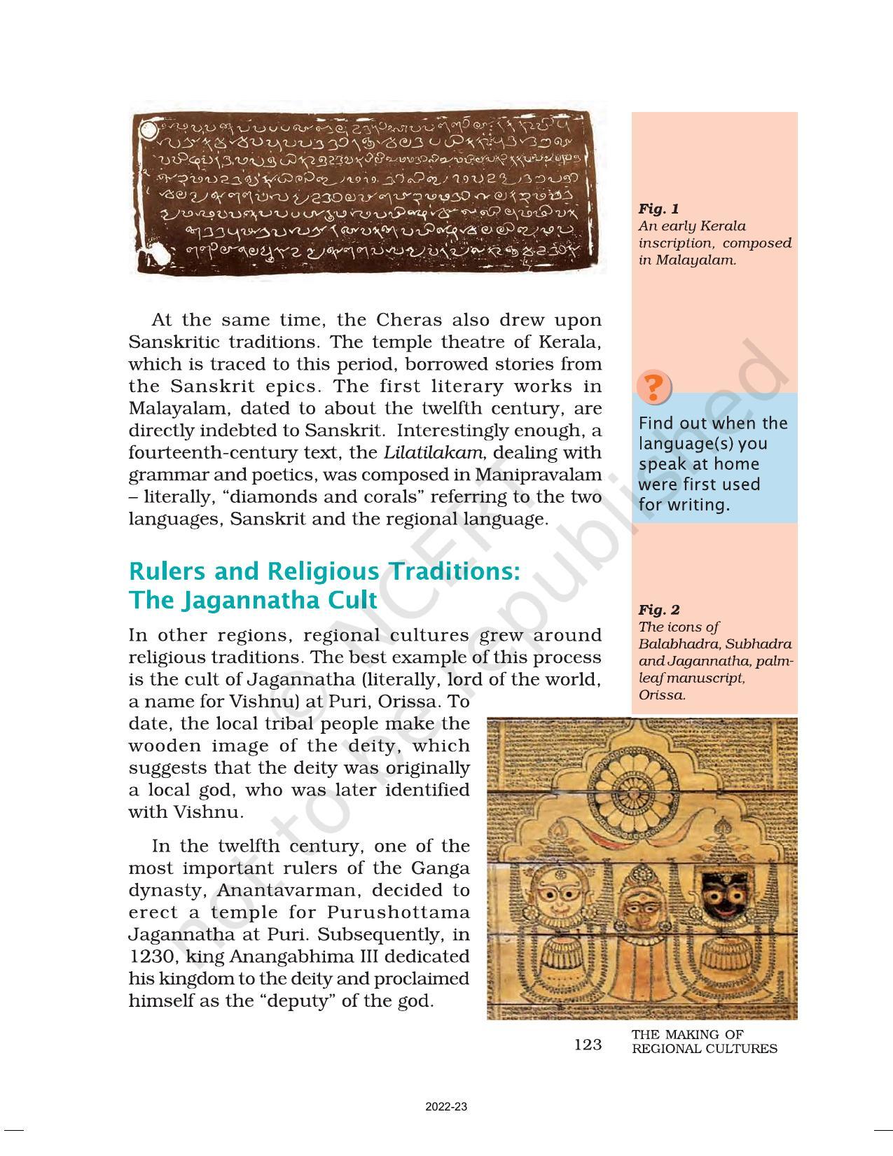 NCERT Book for Class 7 Social Science(History): Chapter 9-The Making of Regional Cultures - Page 2