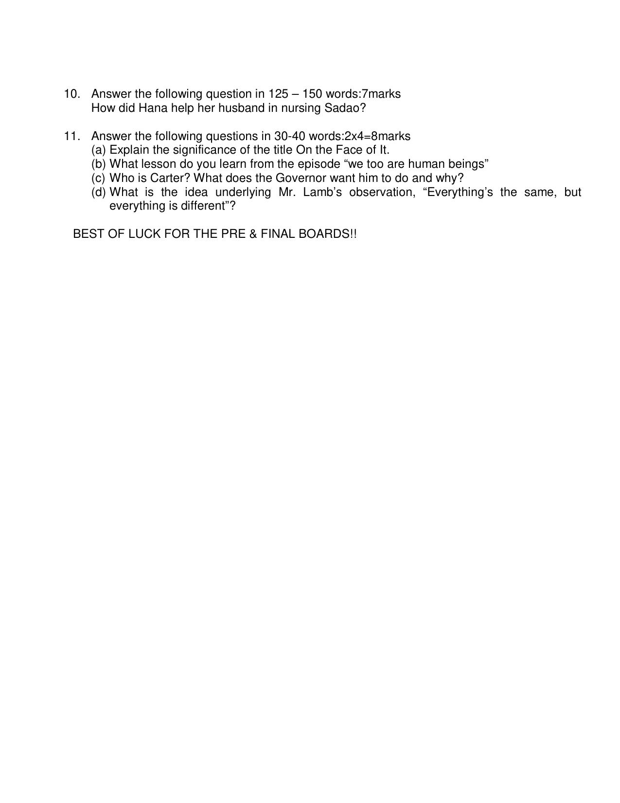 CBSE Class 12 English Core Assignment 7 - Page 5