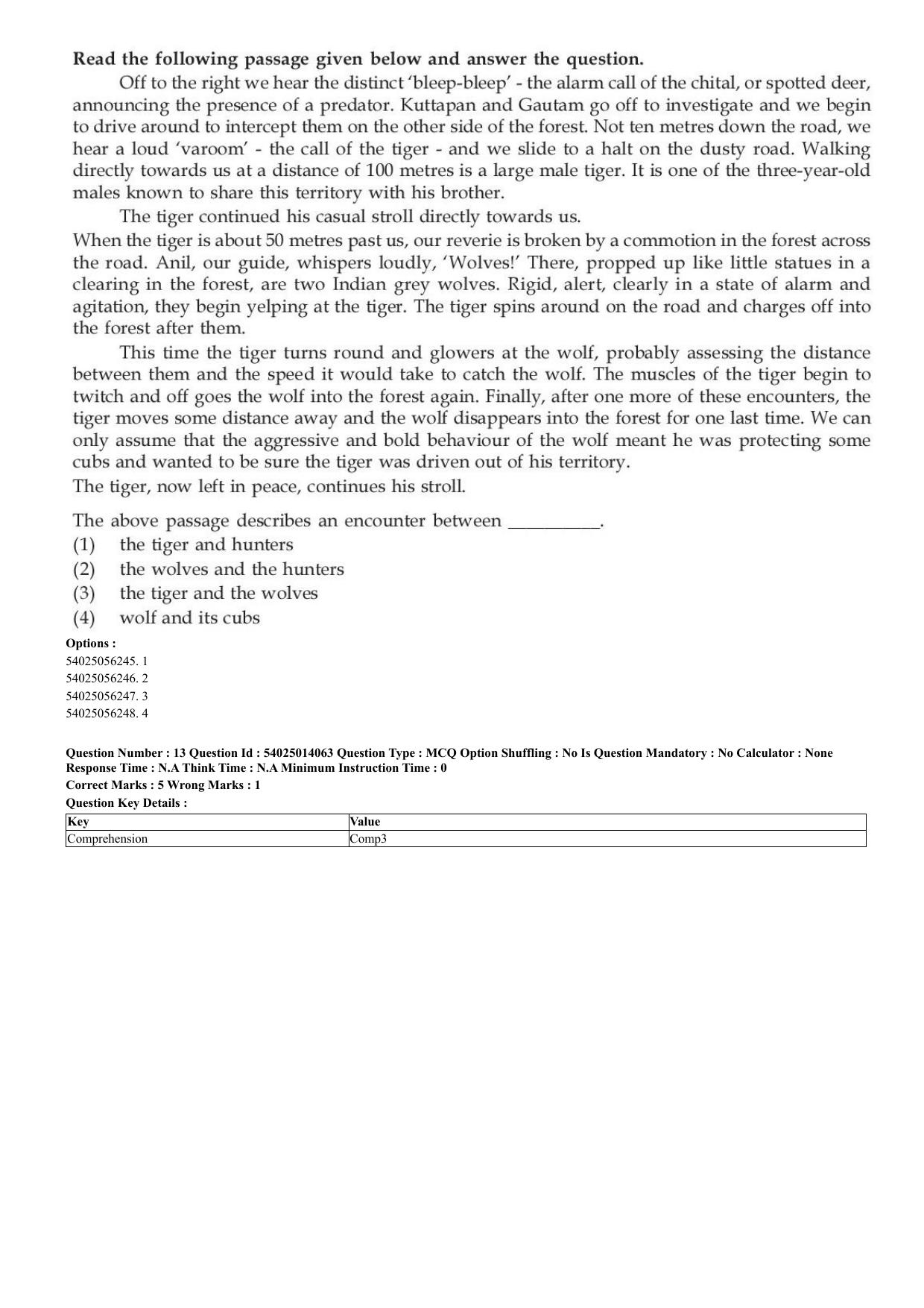 CUET 2023 Domestic Shift 1 Question Paper - 7 June 2023 - Page 13