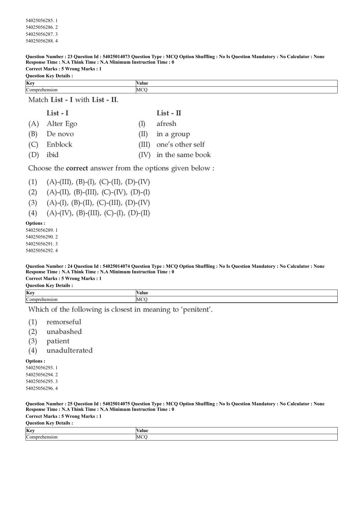 CUET 2023 Domestic Shift 1 Question Paper - 7 June 2023 - Page 19