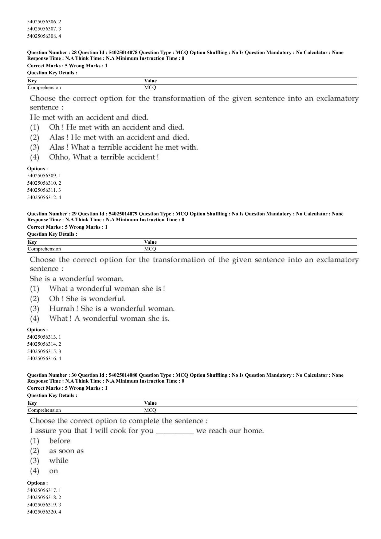 CUET 2023 Domestic Shift 1 Question Paper - 7 June 2023 - Page 21
