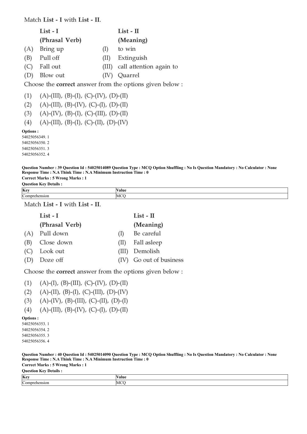 CUET 2023 Domestic Shift 1 Question Paper - 7 June 2023 - Page 25
