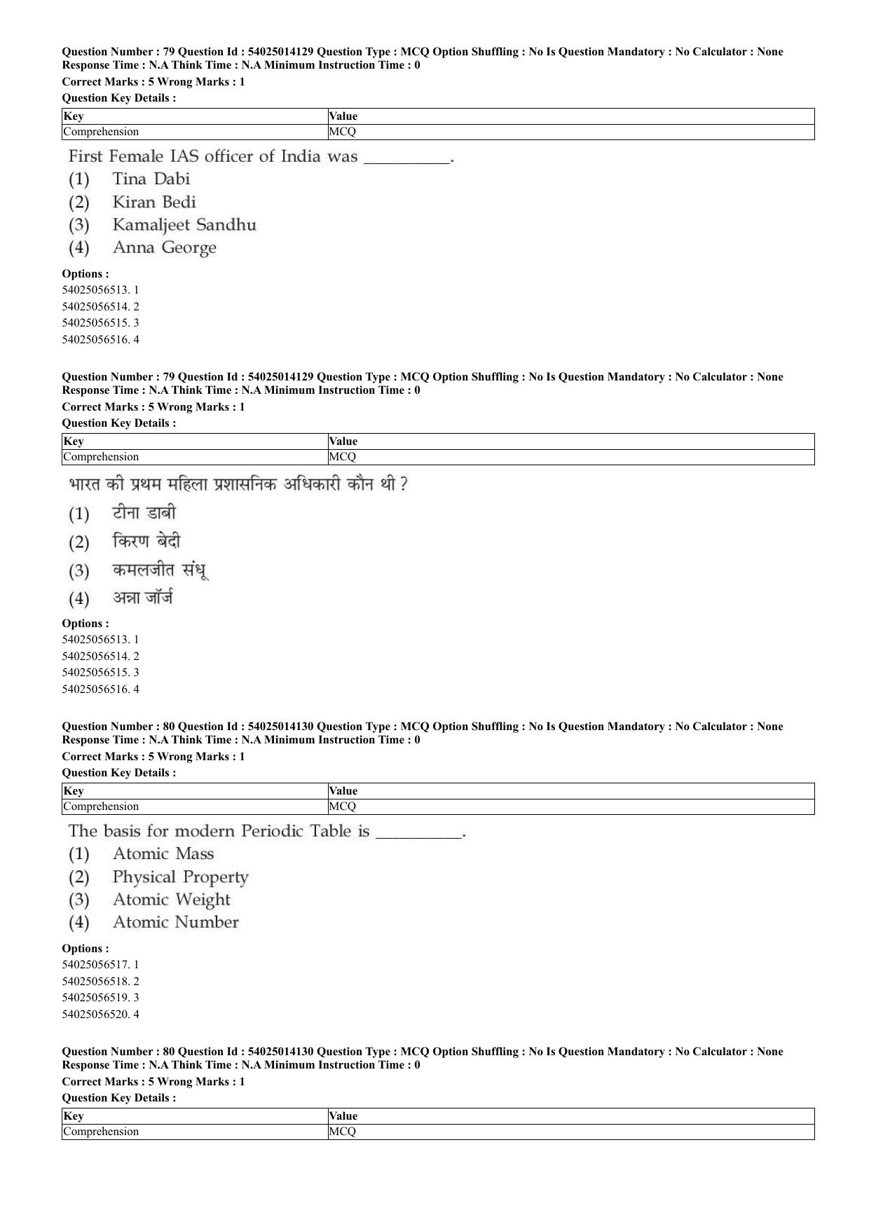 CUET 2023 Domestic Shift 1 Question Paper - 7 June 2023 - Page 49