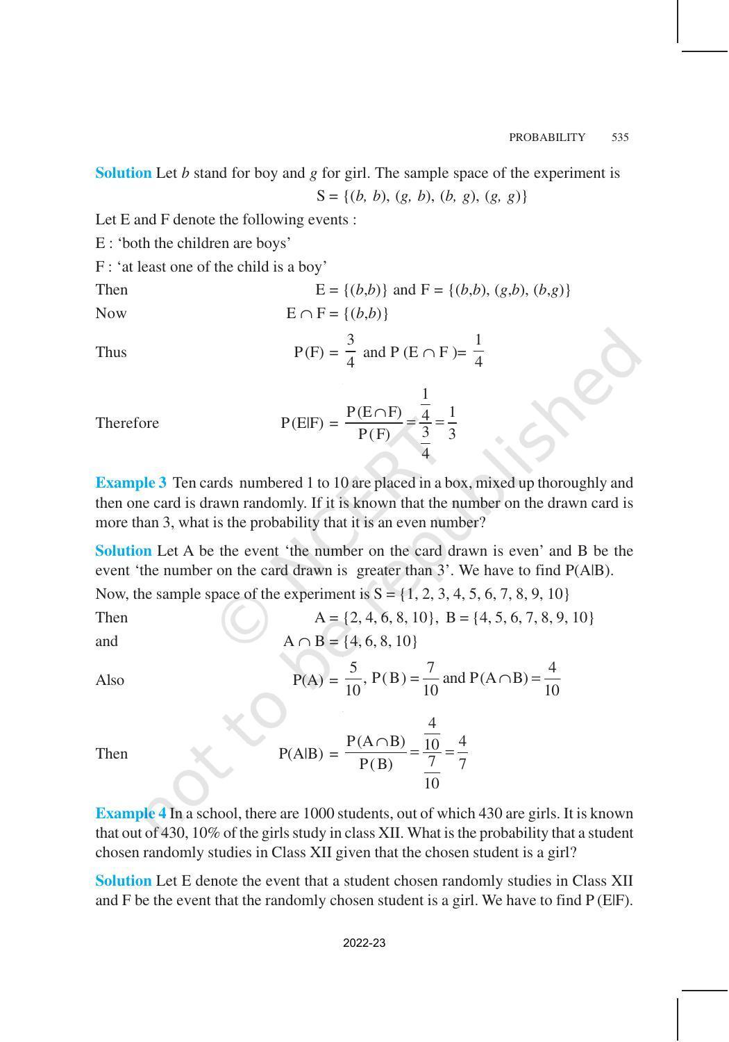 NCERT Book for Class 12 Maths Chapter 13 Probability - Page 5