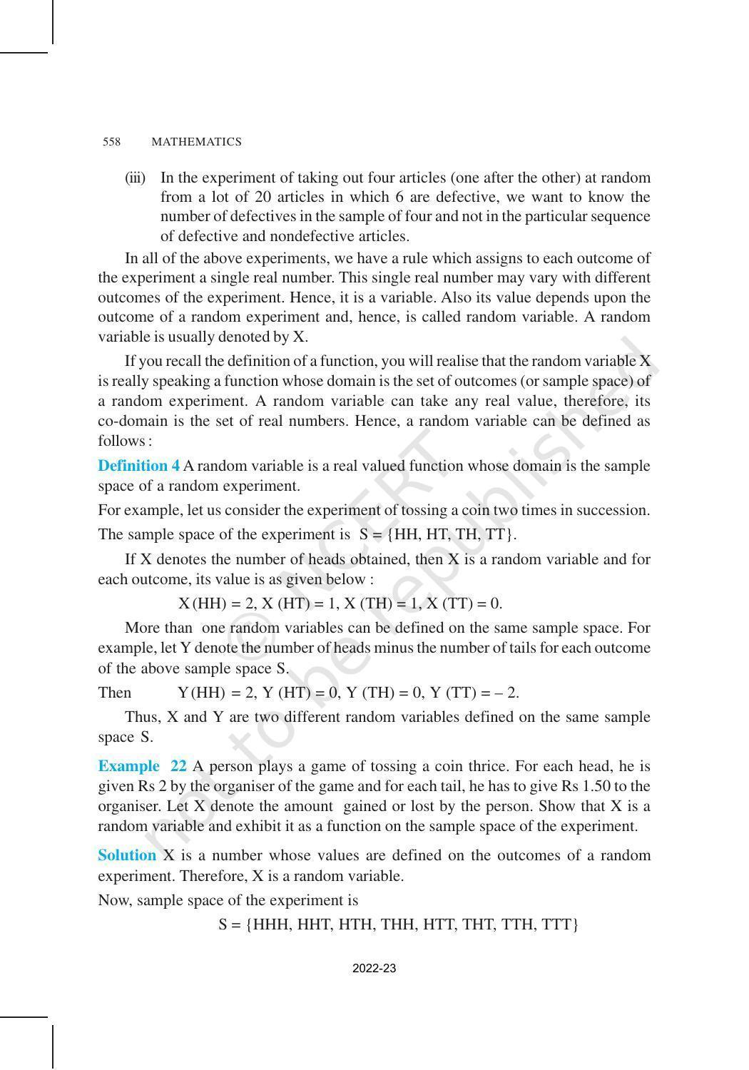 NCERT Book for Class 12 Maths Chapter 13 Probability - Page 28