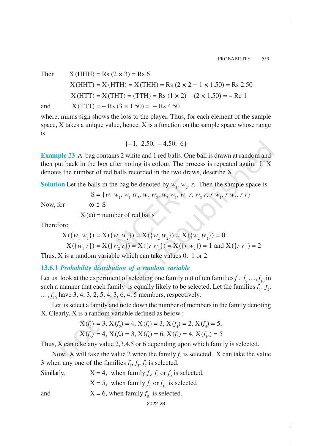 NCERT Book for Class 12 Maths Chapter 13 Probability - Page 29