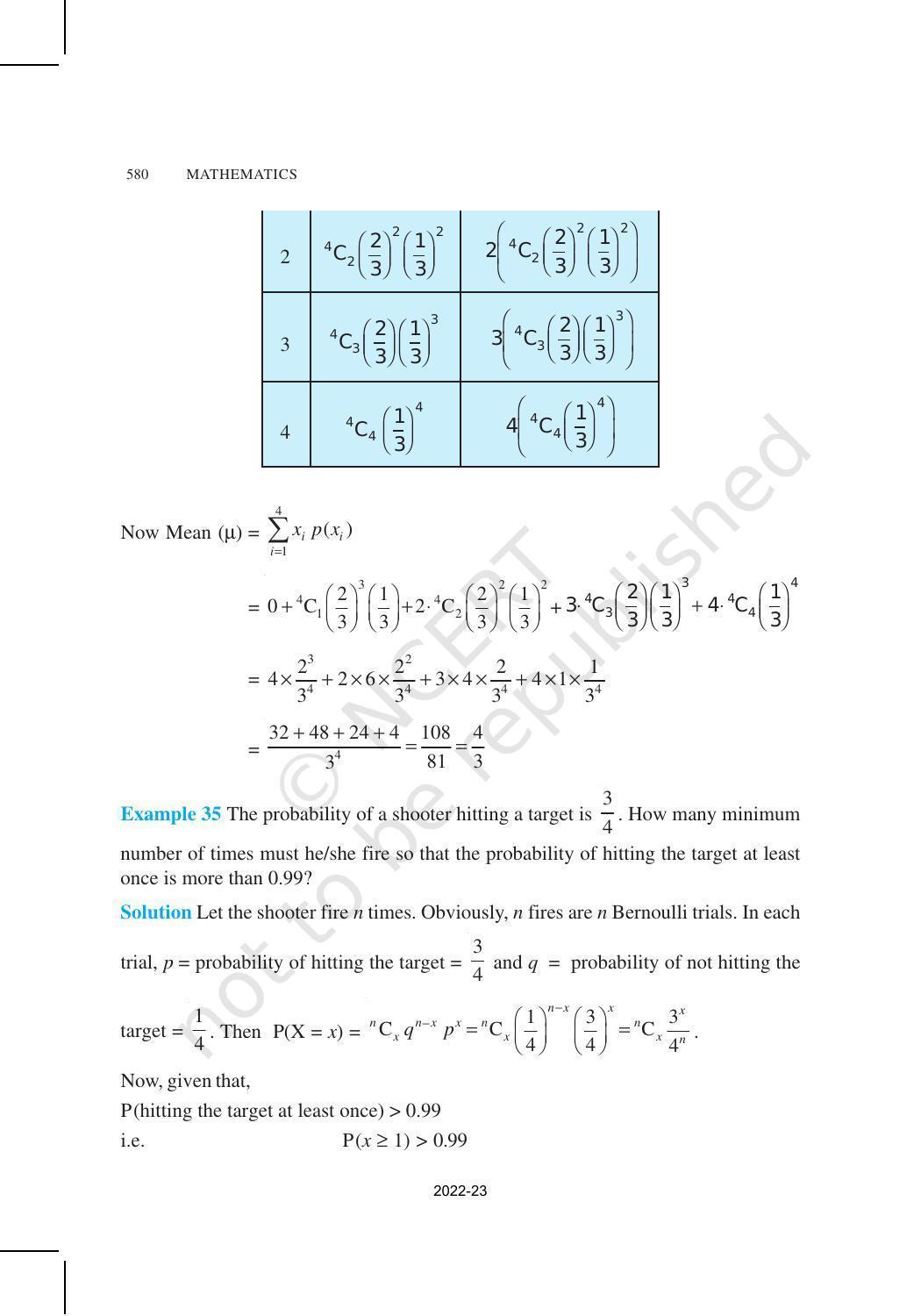 NCERT Book for Class 12 Maths Chapter 13 Probability - Page 50