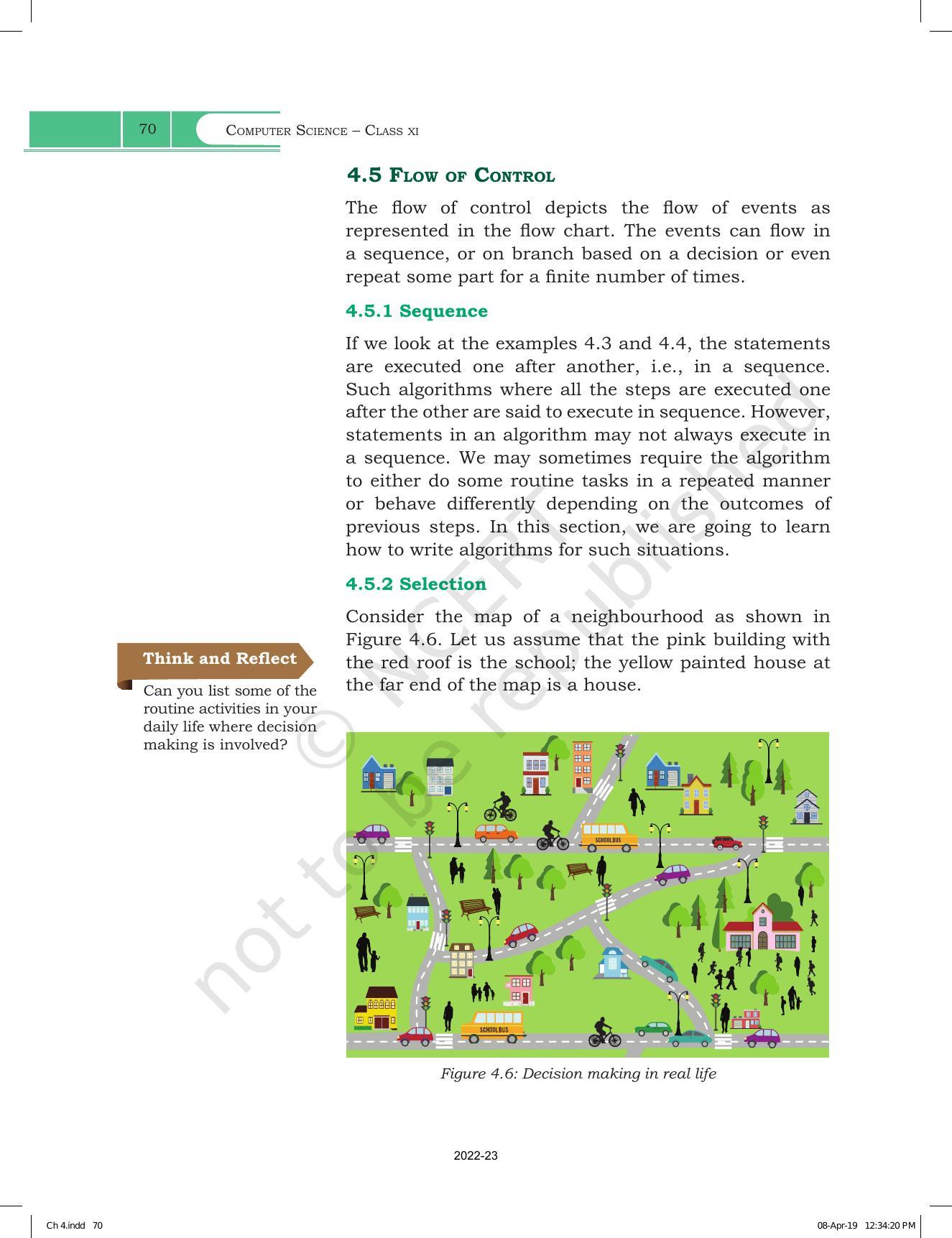NCERT Book for Class 11 Computer Science Chapter 4 Introduction to Problem-Solving - Page 10
