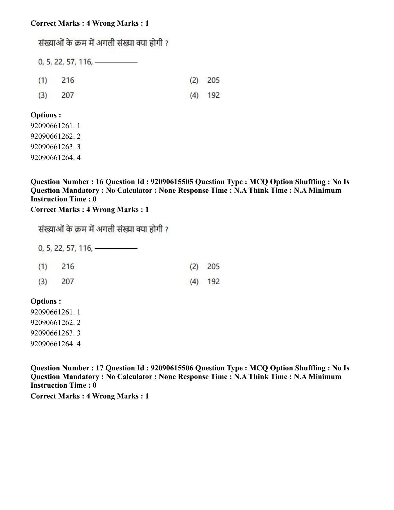 CUET PG 2023: HUQP07 – Fine Arts(HINDI) - Shift 3 (12-06-2023) Question Paper - Page 17