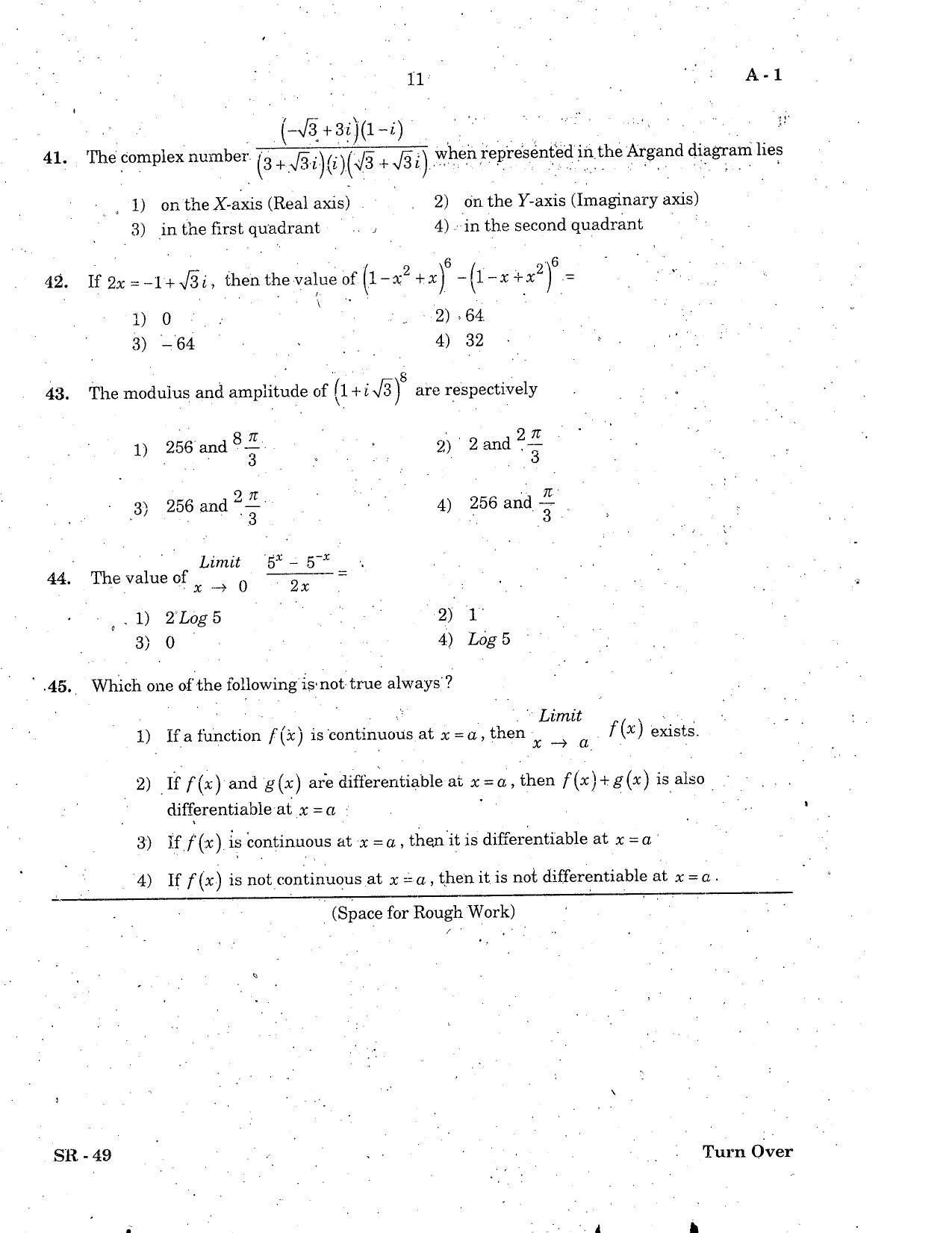 KCET Mathematics 2006 Question Papers - Page 11