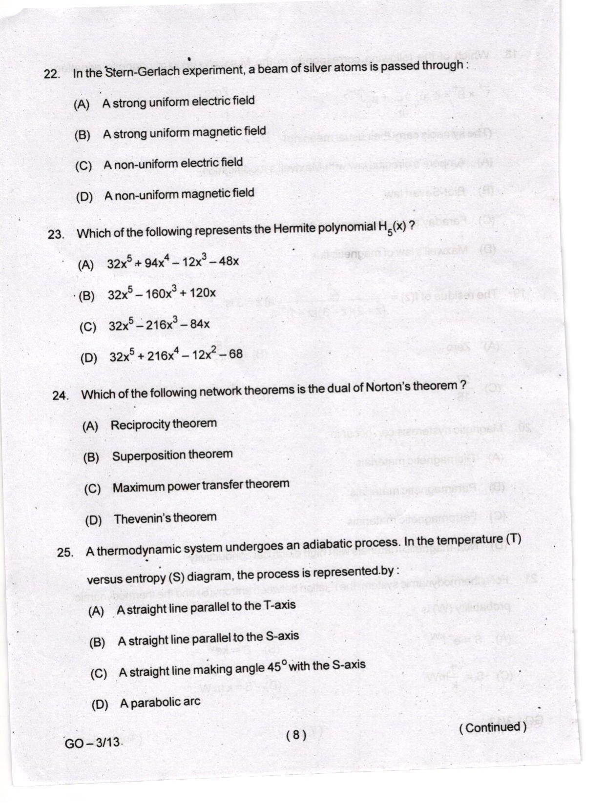 Odisha CPET 2024 PHYSICS Question Papers - Page 8