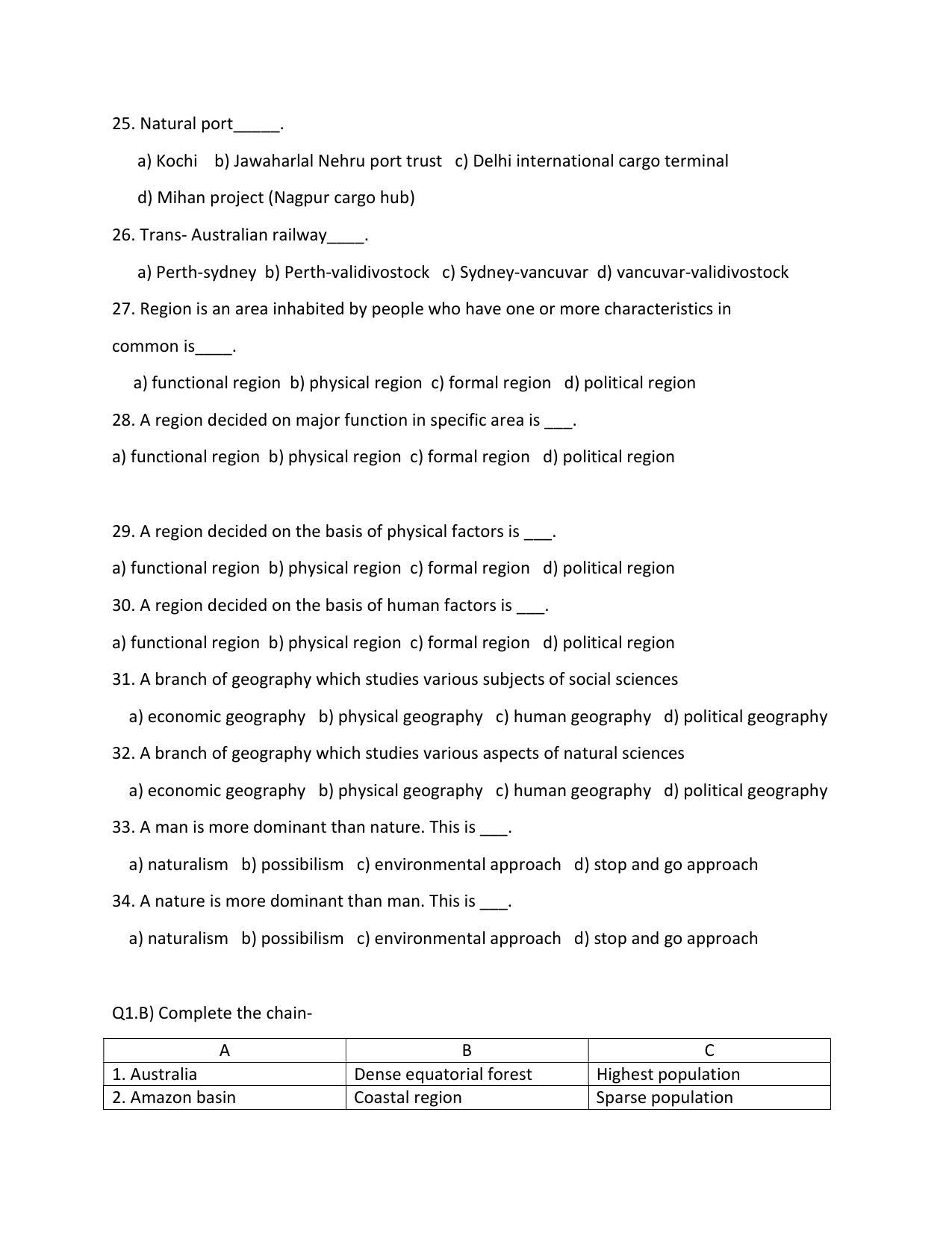 Maharashtra Board Class 12 Geography (Medium ENGLISH) 2023 Question Bank - Page 5