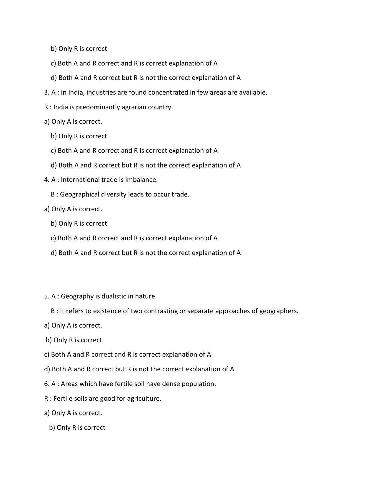 Maharashtra Board Class 12 Geography (Medium ENGLISH) 2023 Question Bank - Page 9