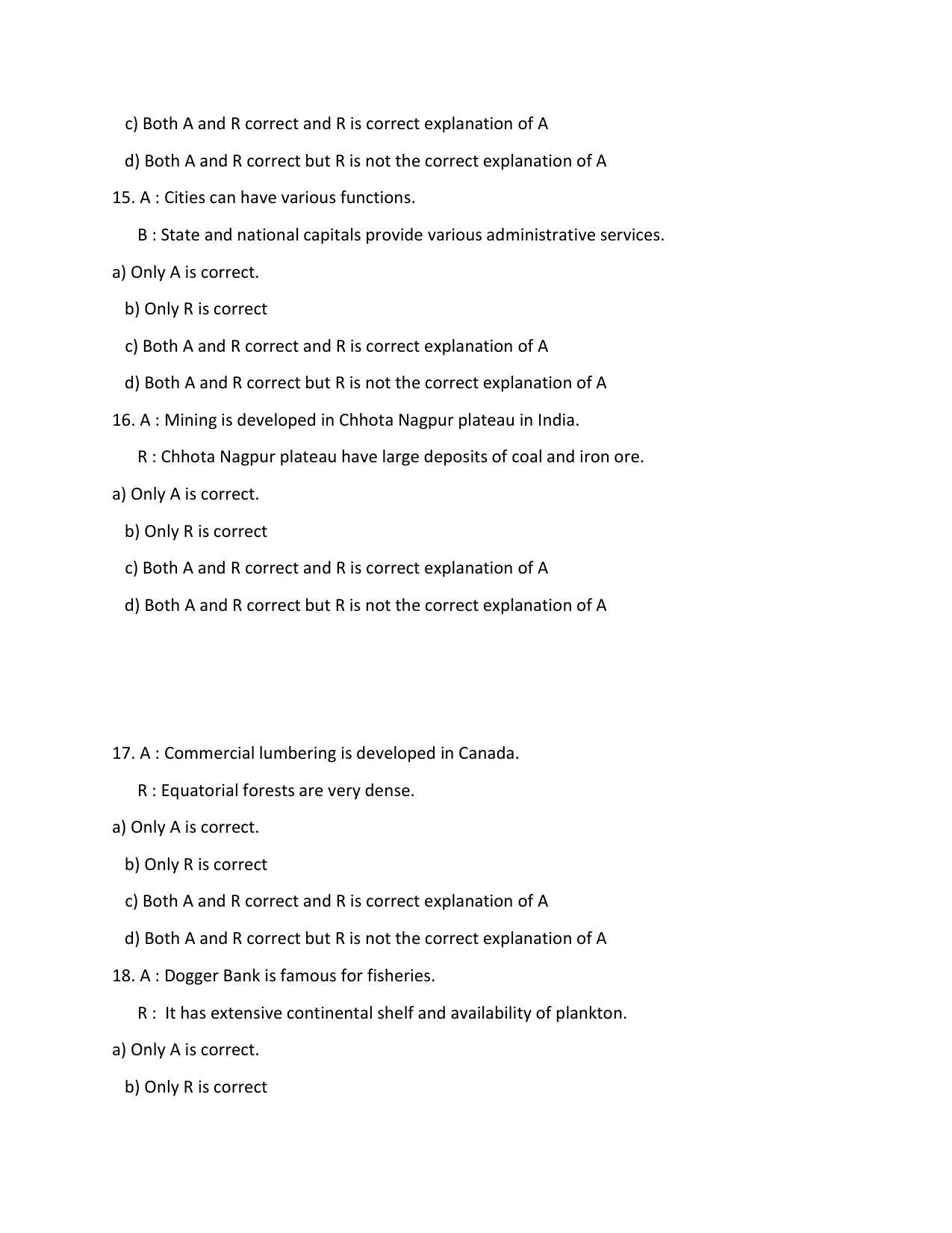 Maharashtra Board Class 12 Geography (Medium ENGLISH) 2023 Question Bank - Page 12