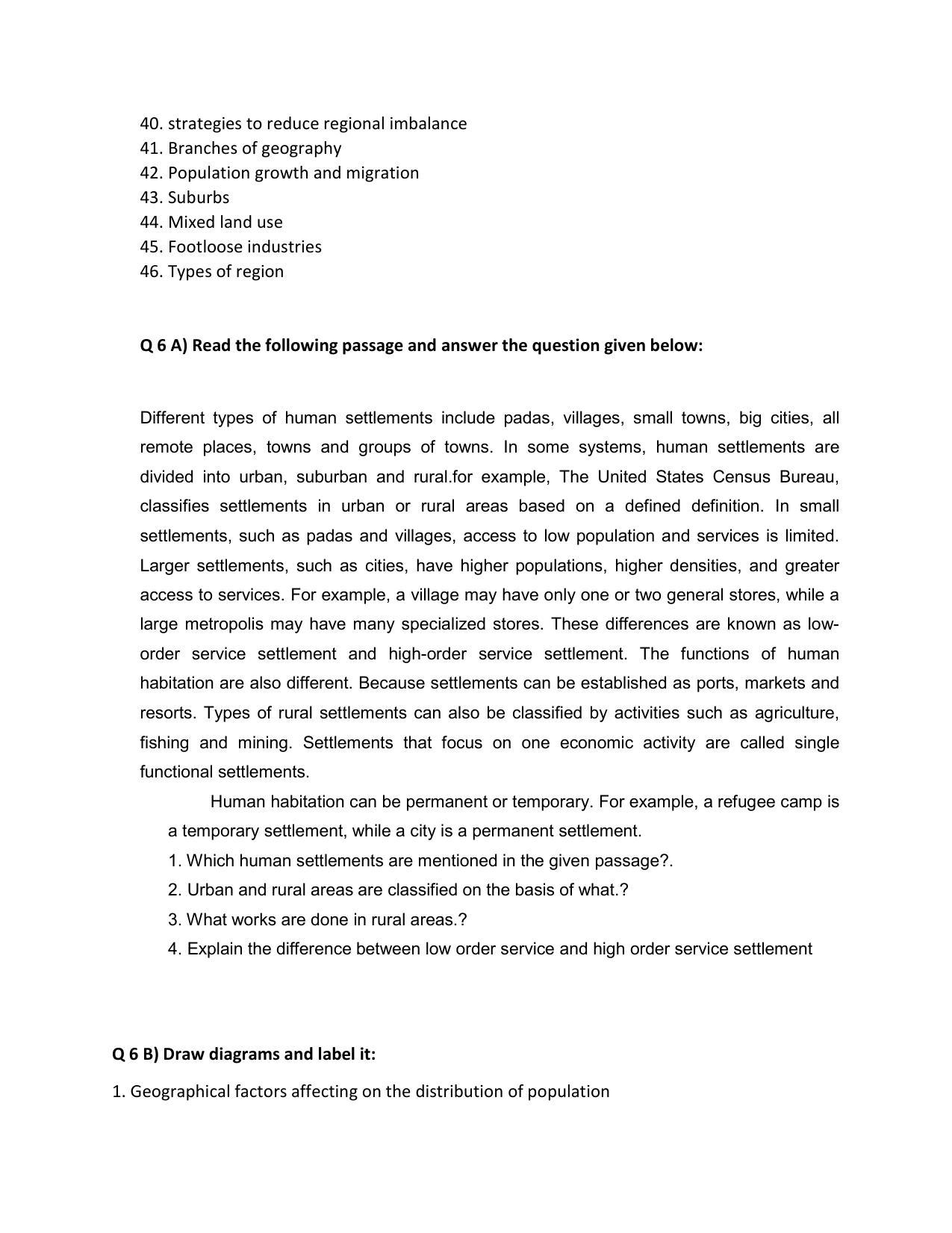 Maharashtra Board Class 12 Geography (Medium ENGLISH) 2023 Question Bank - Page 36