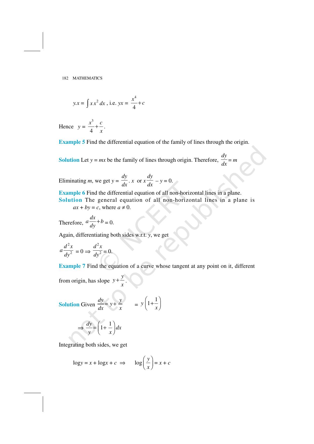 NCERT Exemplar Class 12: Mathematics Unit 9 (Differential Equations) - Page 4