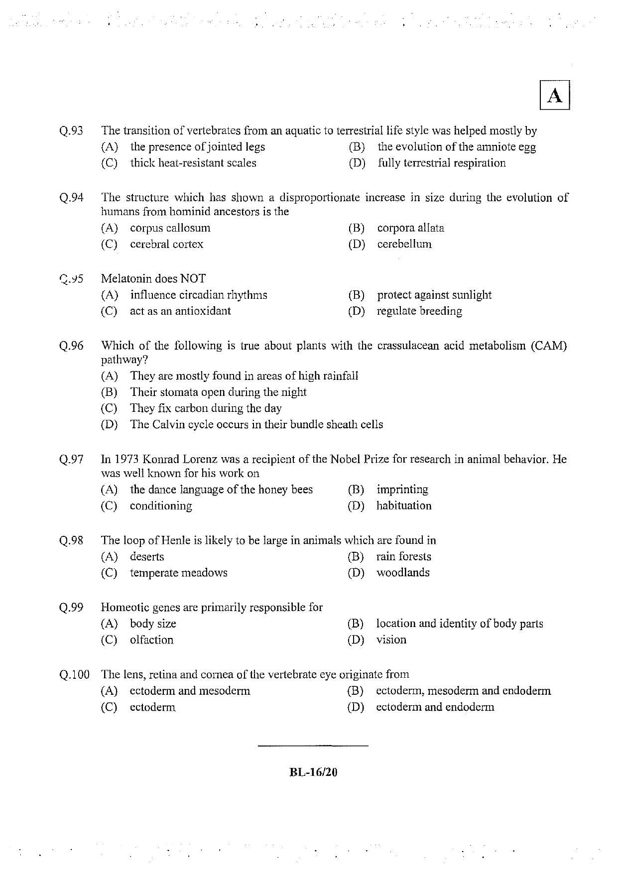 JAM 2013: BL Question Paper - Page 17
