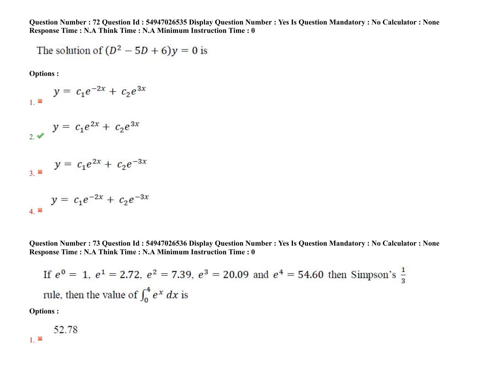 AP RCET 2022: Physics -  18-10-2022 (Tuesday) Session-II: Question Paper With keys - Page 62